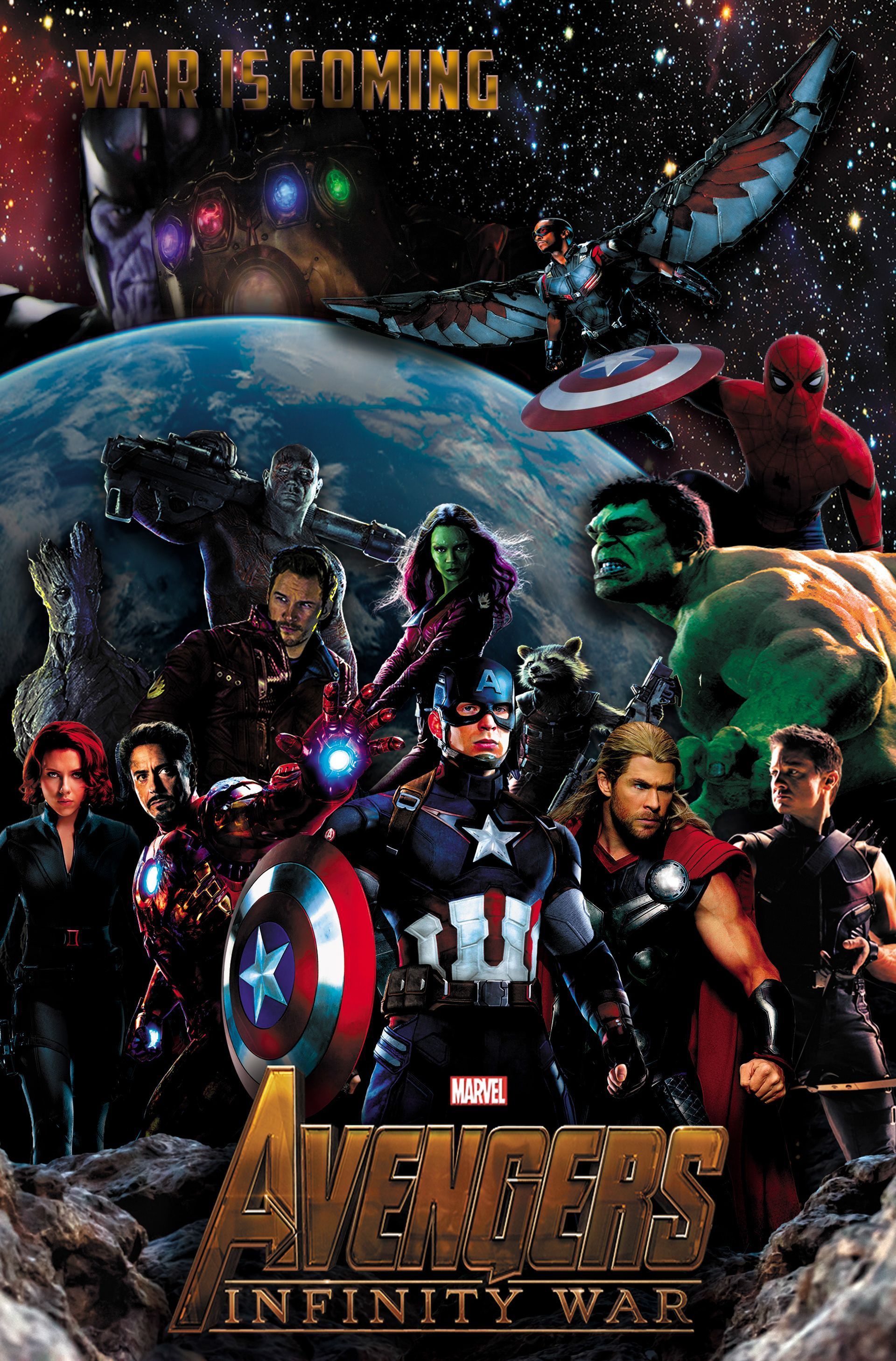 Poster Avengers Infinity War, 1920x2916 Full HD Verticale, iPhone