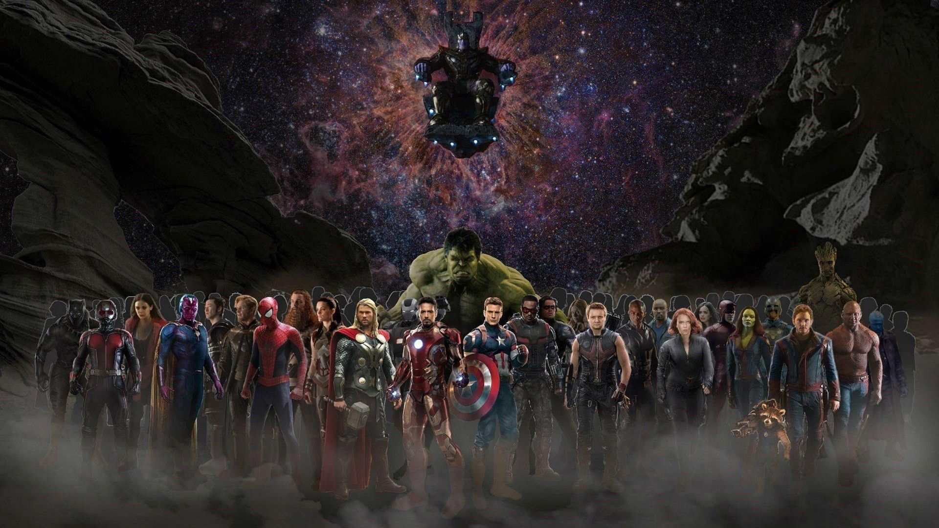 Avengers gruppo eroi Marvel, 1920x1080 Full HD, Desktop