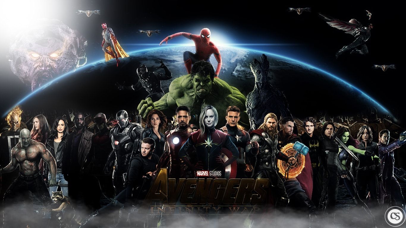 Avengers Infinity War personaggi Marvel, 1920x1080 Full HD 1080p, Monitor Gaming