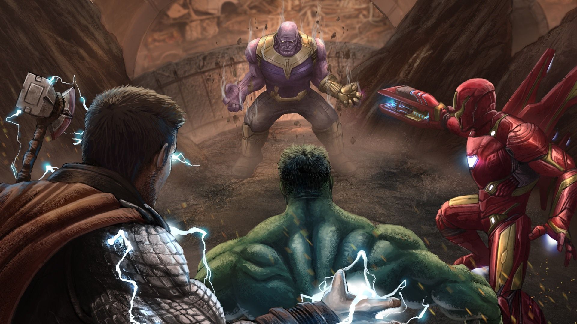 Avengers Infinity War personaggi gruppo, 8000x4456 UHD, Monitor Gaming