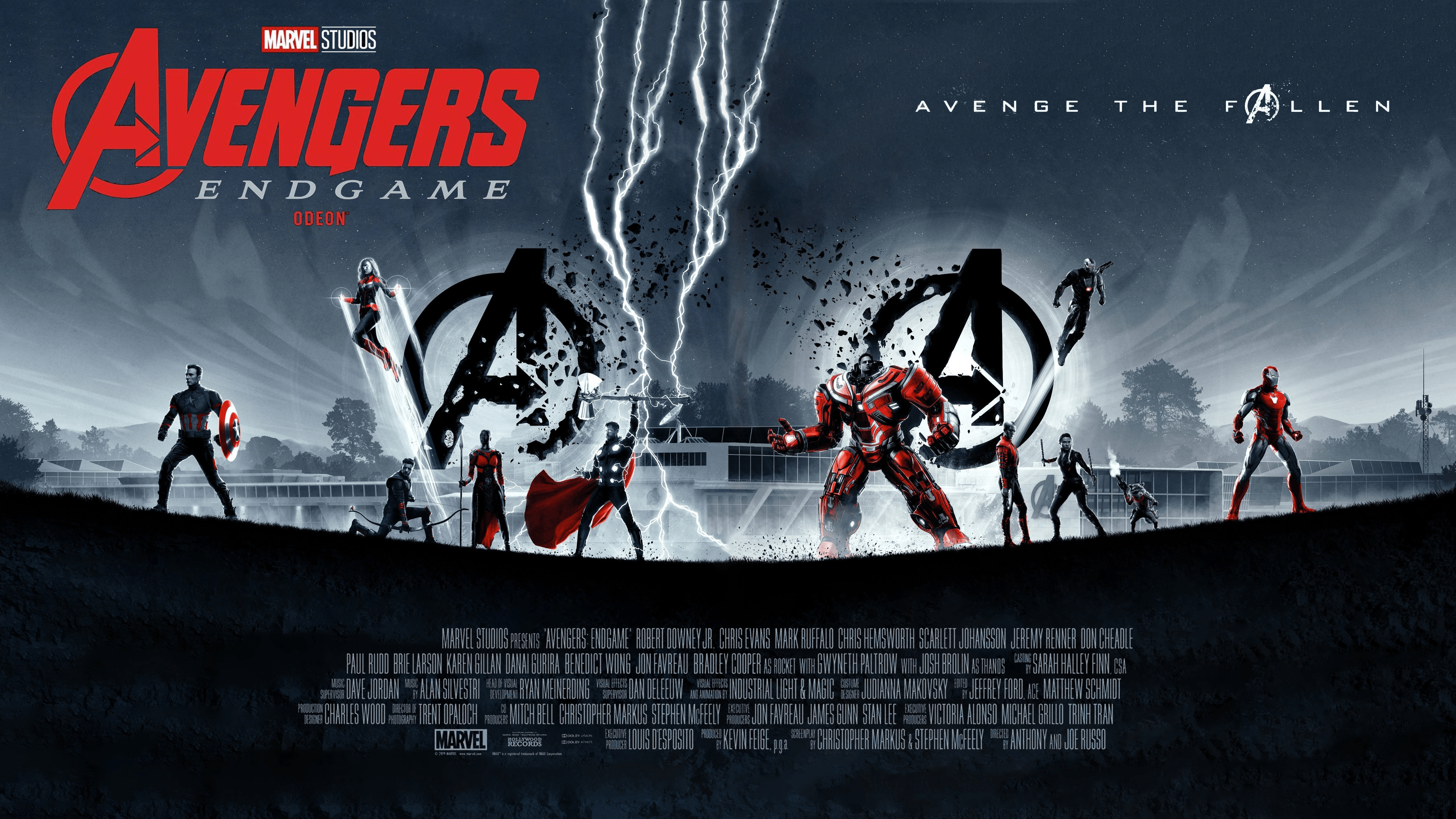 Avengers Endgame poster minimal, 5100x2869 4K, PC Desktop