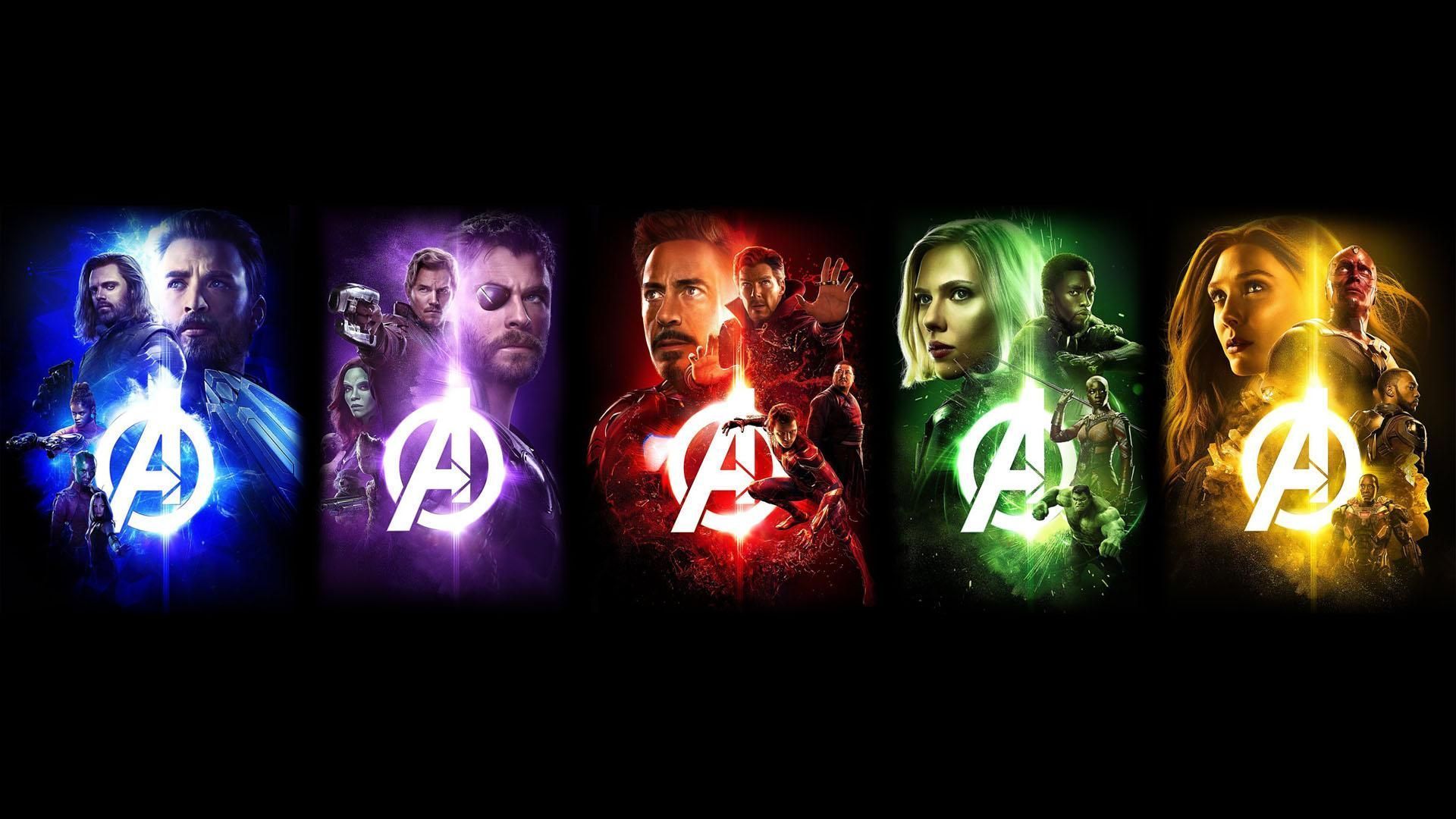 Silhouette eroi Avengers Thanos, 7680x4320 4K, PC Desktop