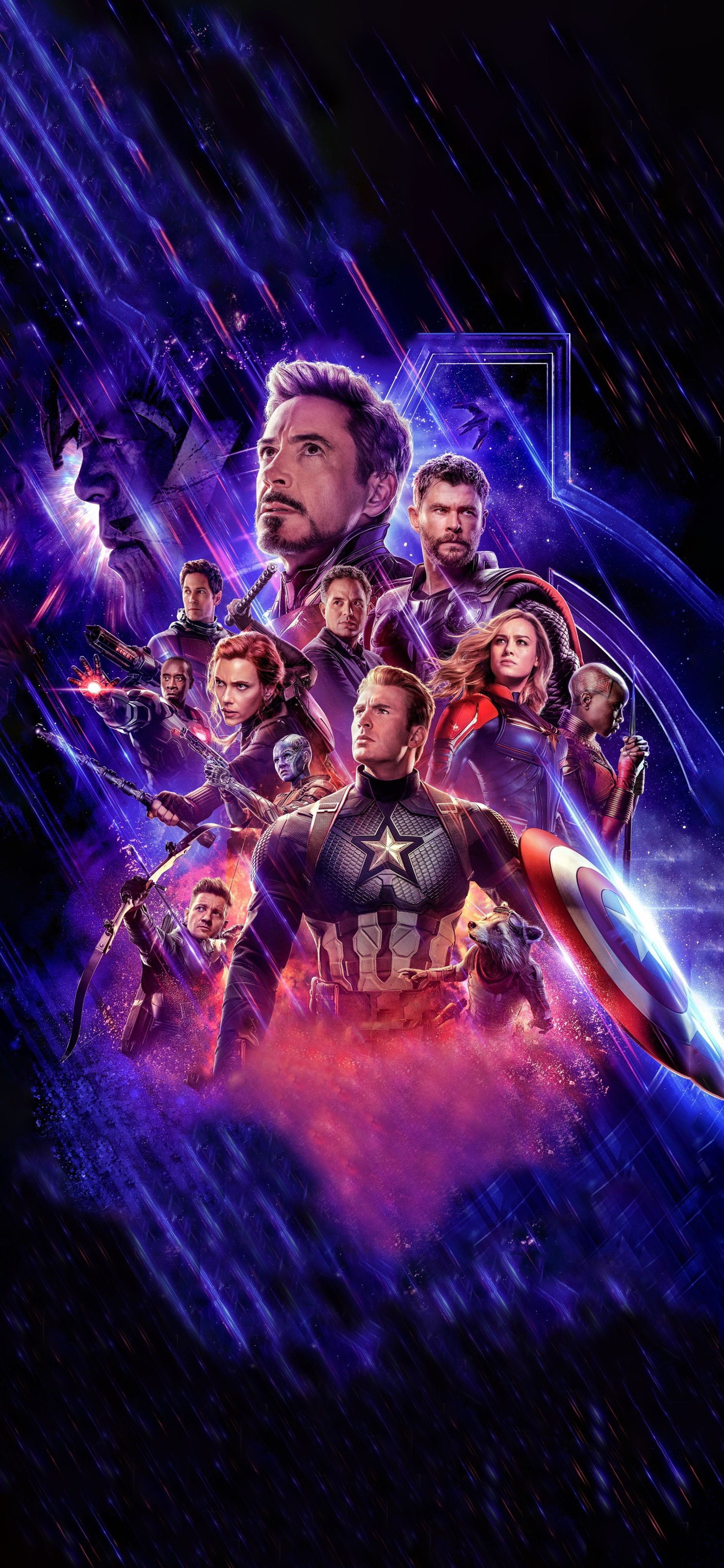 Personaggi Avengers Endgame poster, 1893x4096 Verticale, iPhone Pro