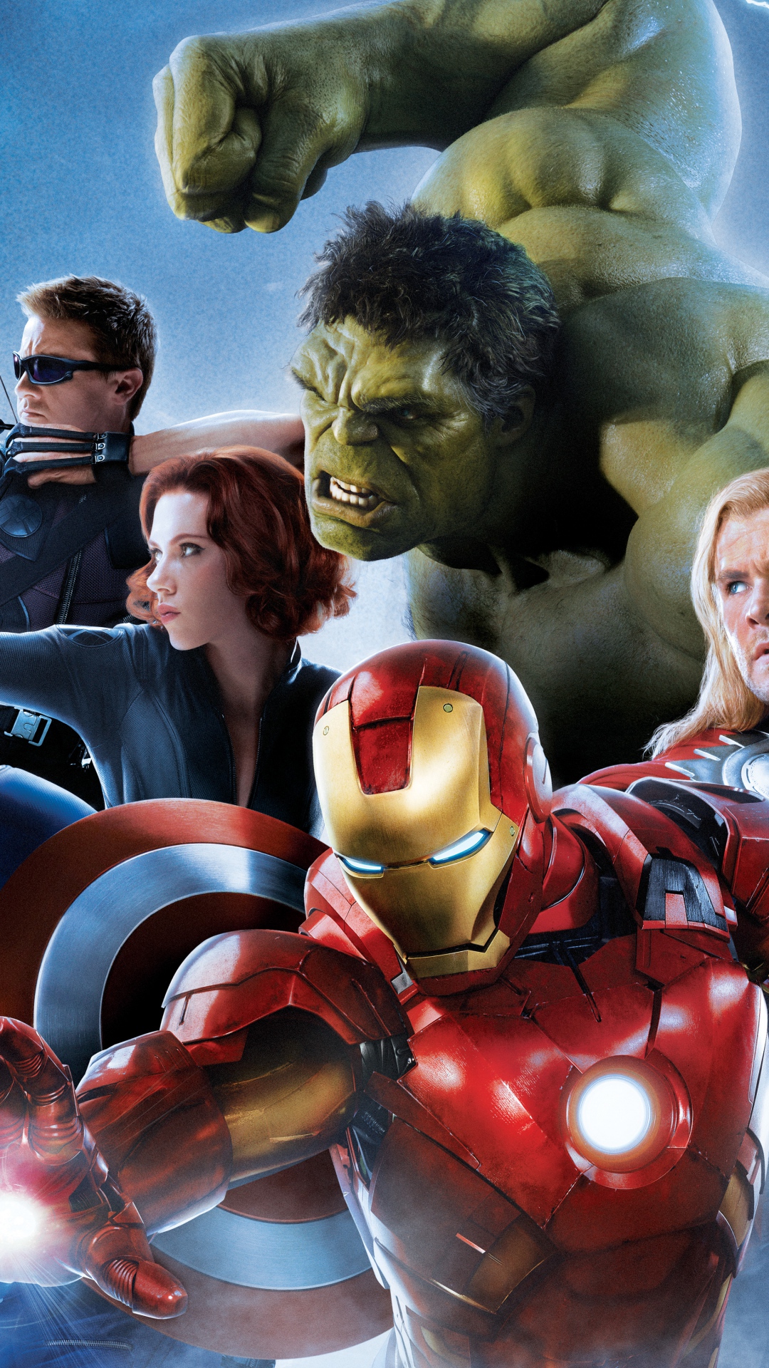 Personaggi Avengers Marvel gruppo, 1080x1920 Full HD Verticale, iPhone Air