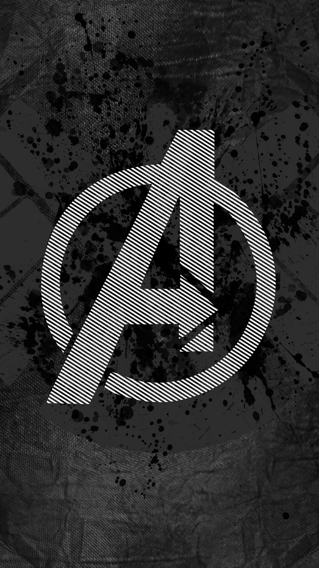 Logo Avengers grigio scuro, 1080x1920 Full HD Verticale, iPhone Pro Max