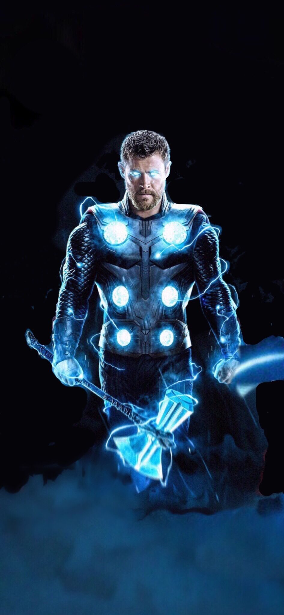 Thor energia blu, Avengers, 946x2048 Full HD Verticale, iPhone