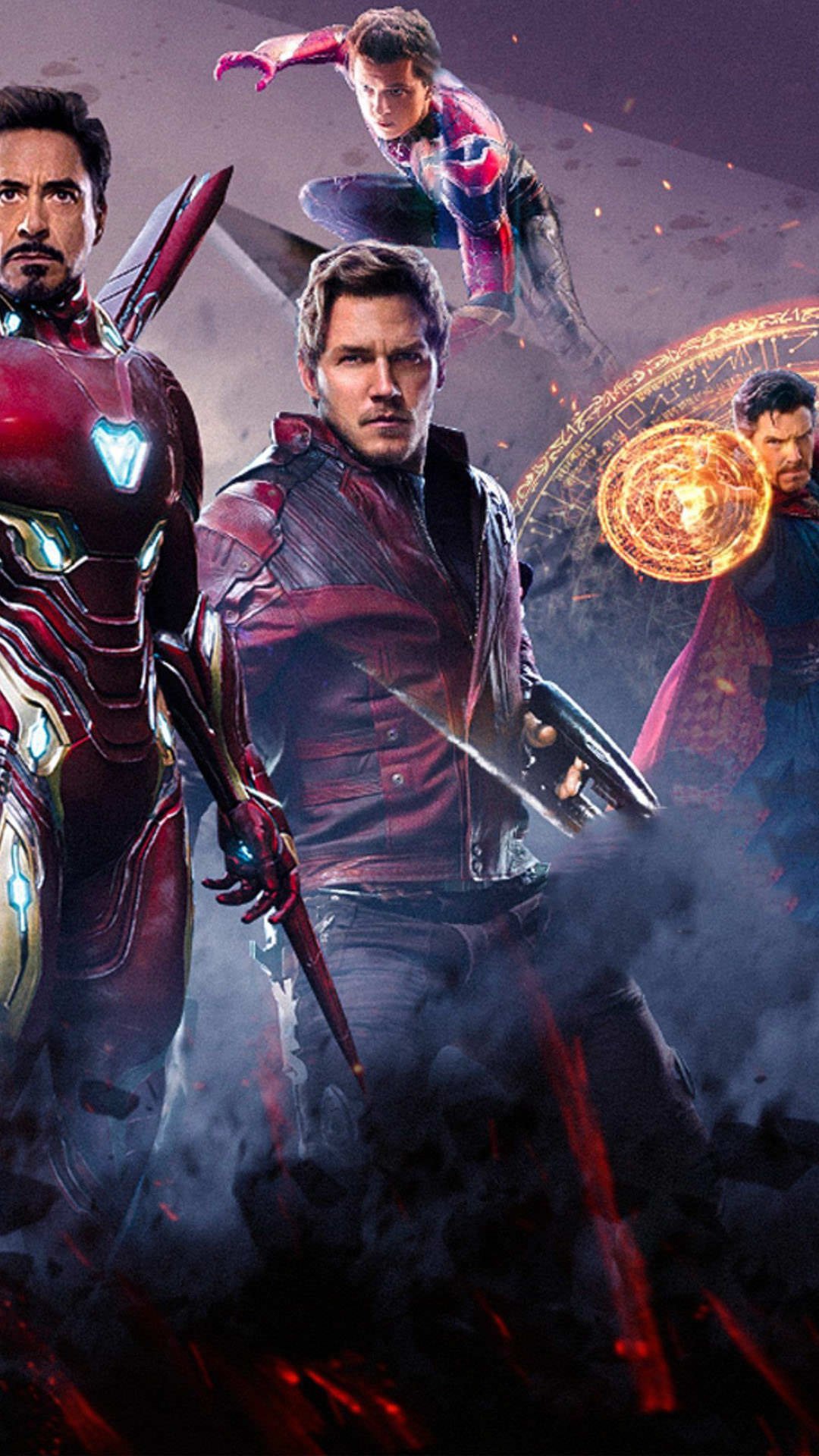 Avengers Infinity War personaggi Marvel, 1080x1920 Full HD Verticale, iPhone Plus