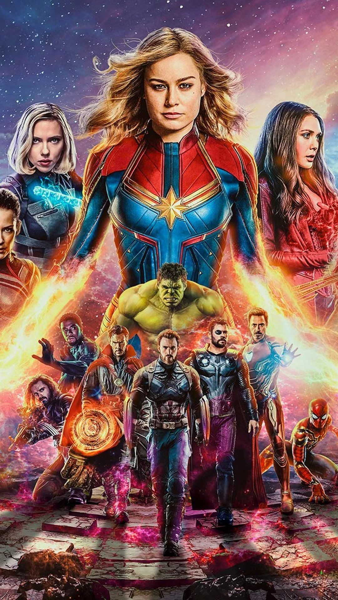 Personaggi Avengers Endgame poster, 1080x1920 Verticale, iPhone Pro
