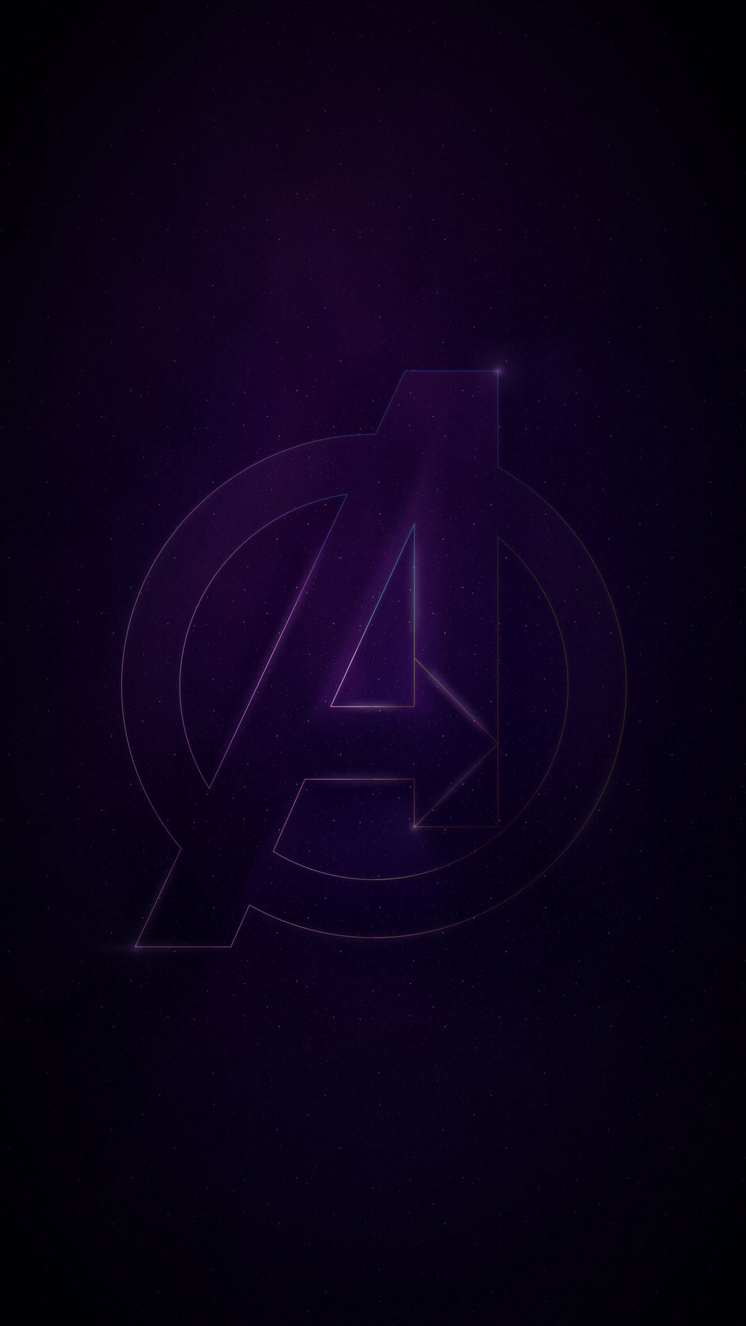 Logo Avengers viola scuro, 1080x1920 Full HD Verticale, iPhone