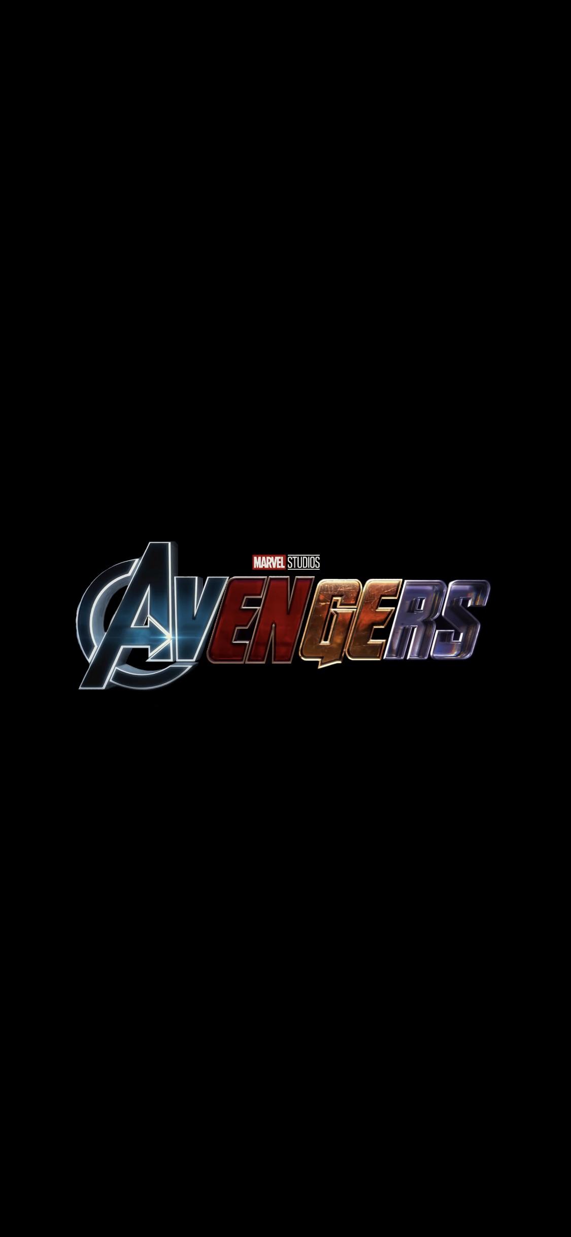 Logo Avengers Marvel, 1125x2436 Verticale, Mobile