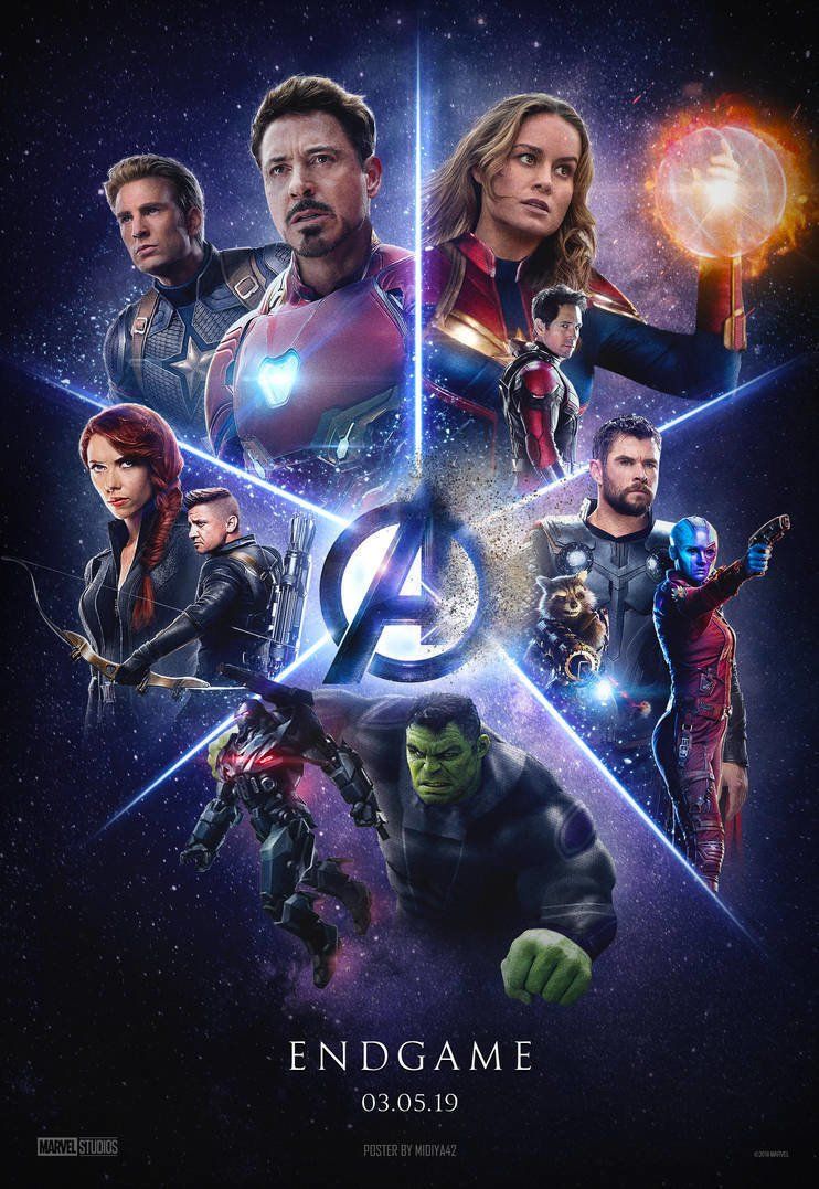 Poster Avengers Endgame supereroi, 742x1077 Full HD Verticale, Samsung Galaxy
