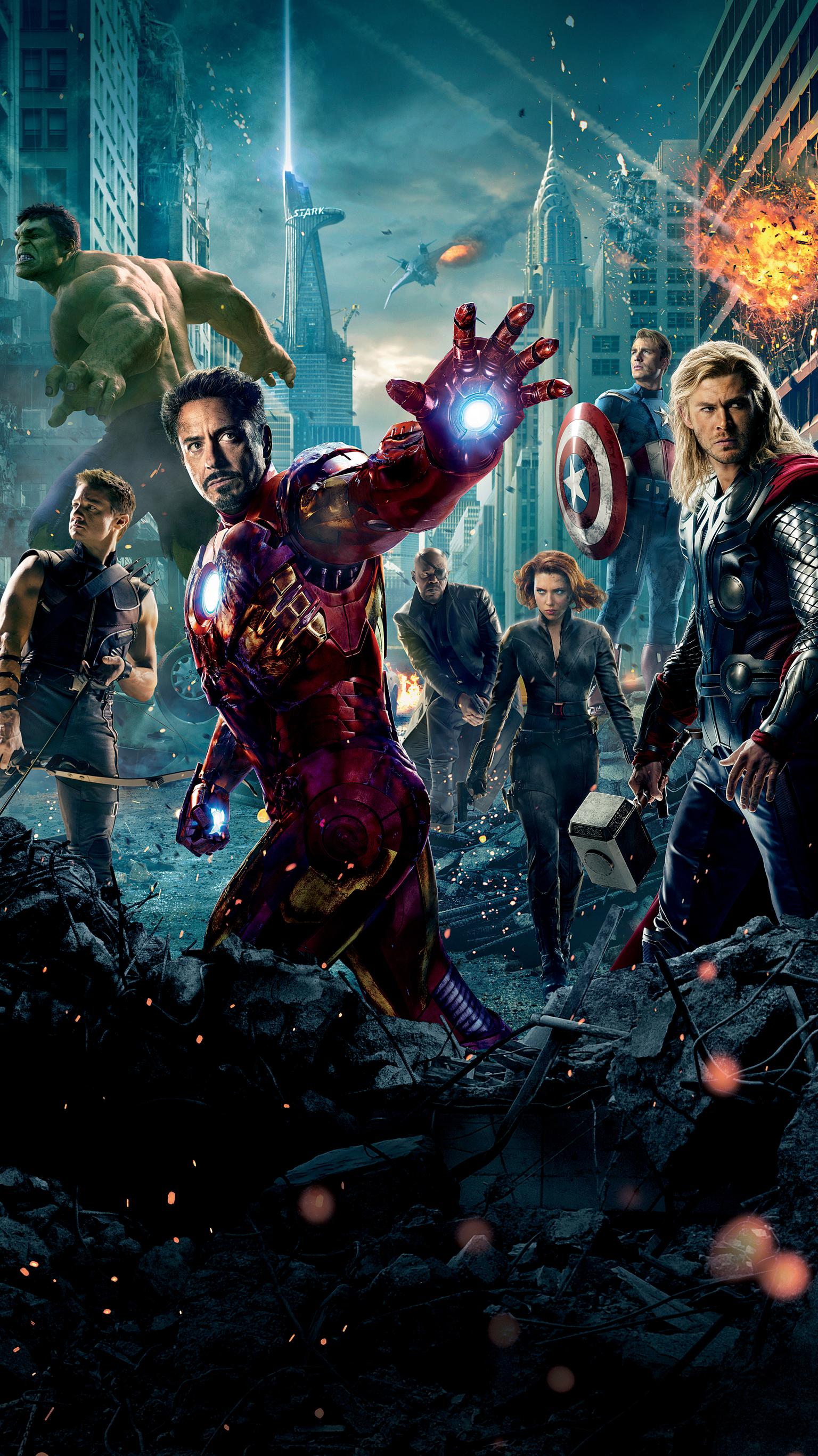 Avengers gruppo supereroi città, 1536x2732 Full HD Verticale, Google Pixel