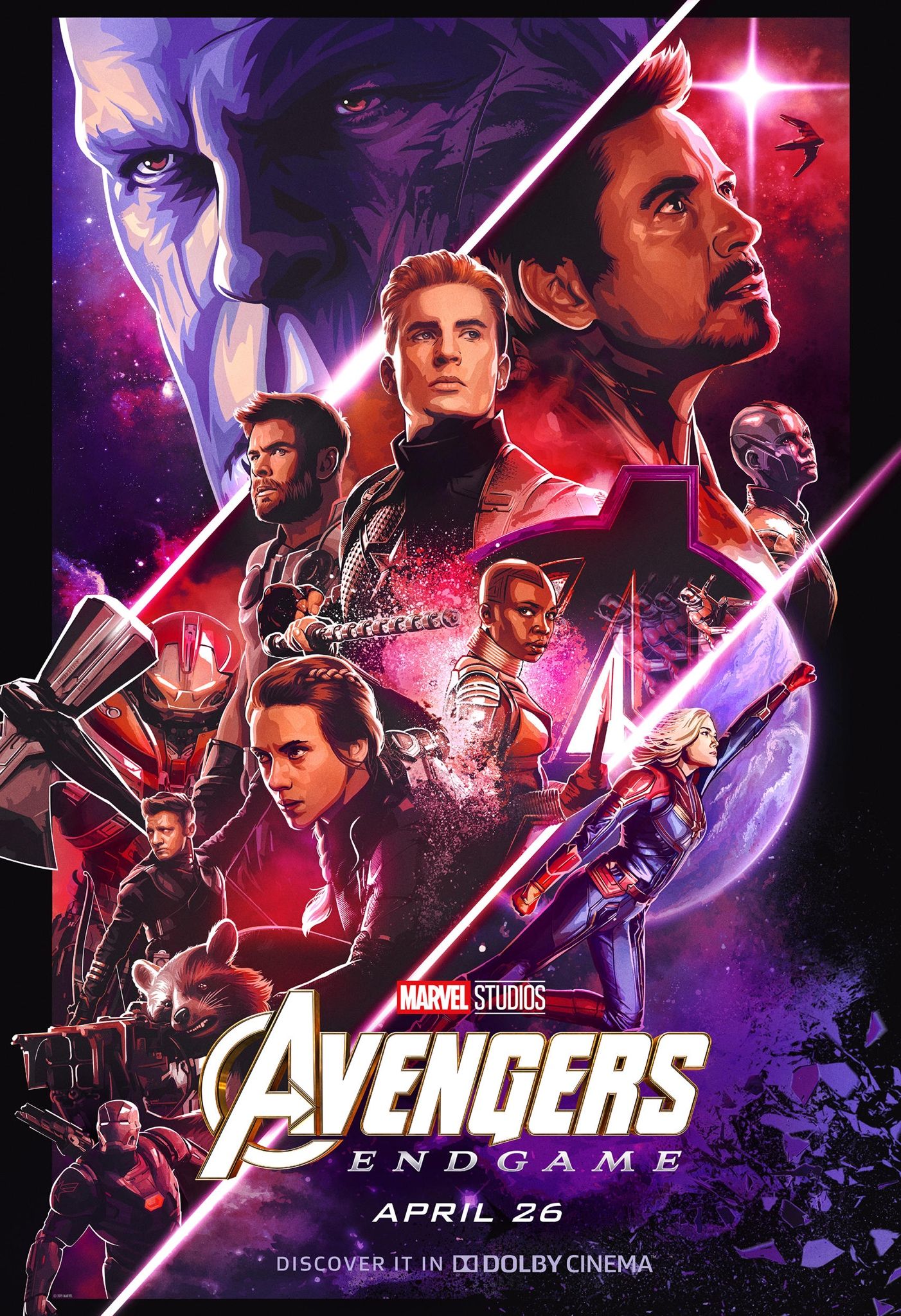 Poster Avengers Endgame personaggi Marvel, 1402x2048 Full HD Verticale, iPhone