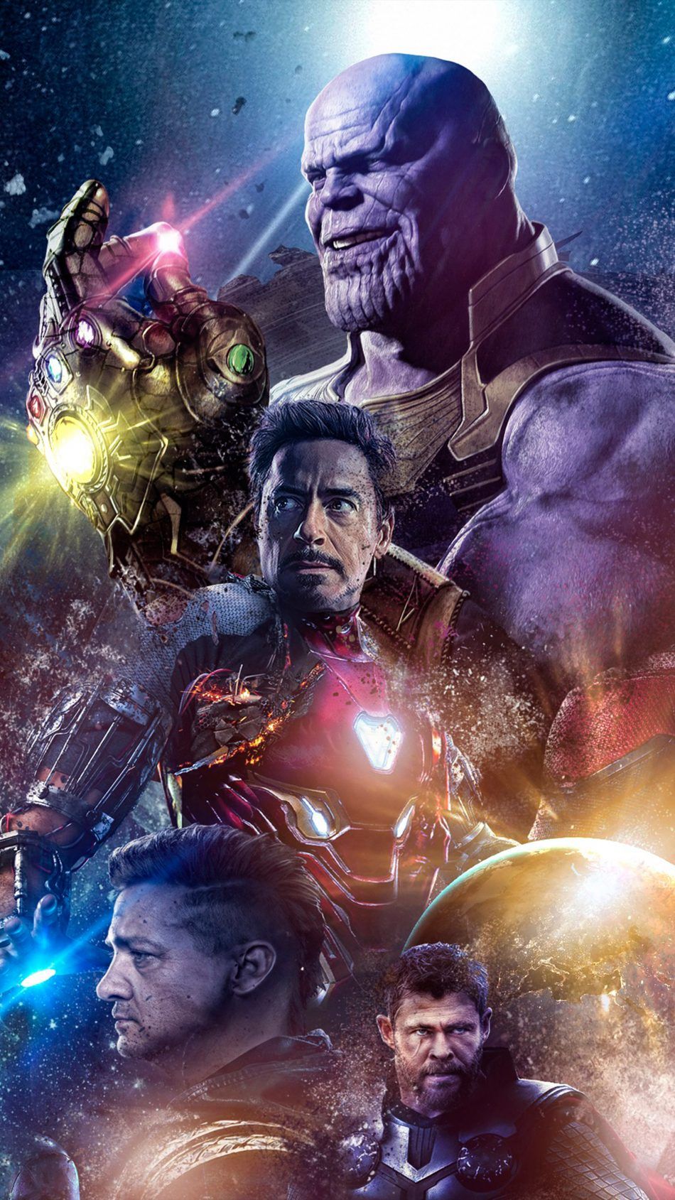 Avengers Endgame Thanos Iron Man, Tony Stark, 950x1689 Full HD Verticale, Smartphone