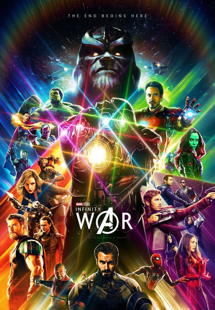 Poster Avengers Infinity War, 745x1073 Verticale, Telefono