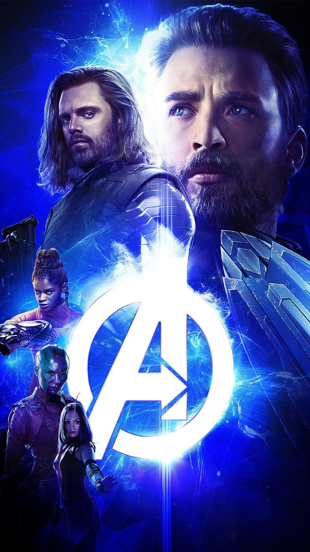 Avengers logo personaggi Marvel, 1080x1920 Full HD Verticale, iPhone