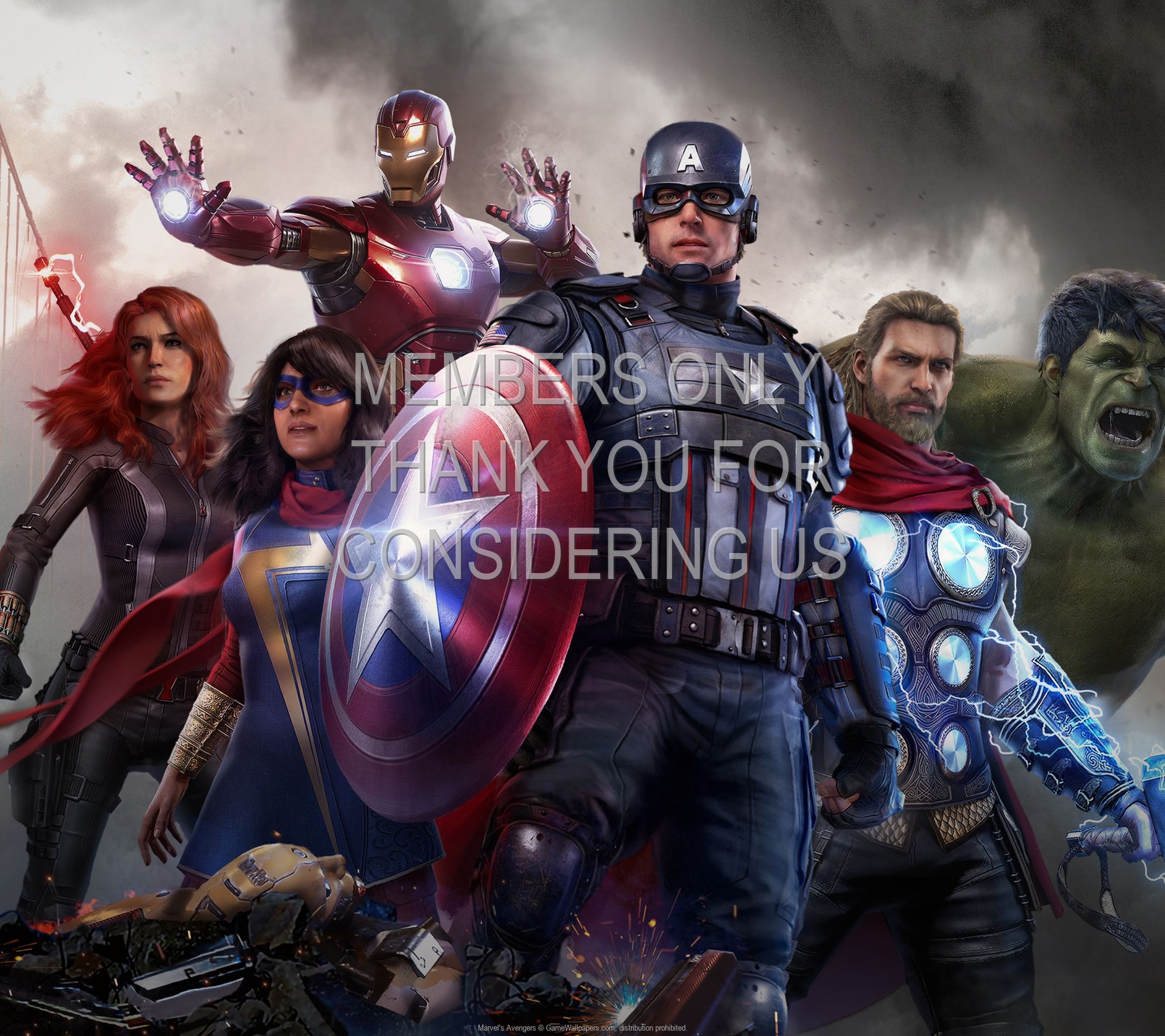 Avengers gruppo eroi Marvel, 2160x1920 alta risoluzione, PC Desktop