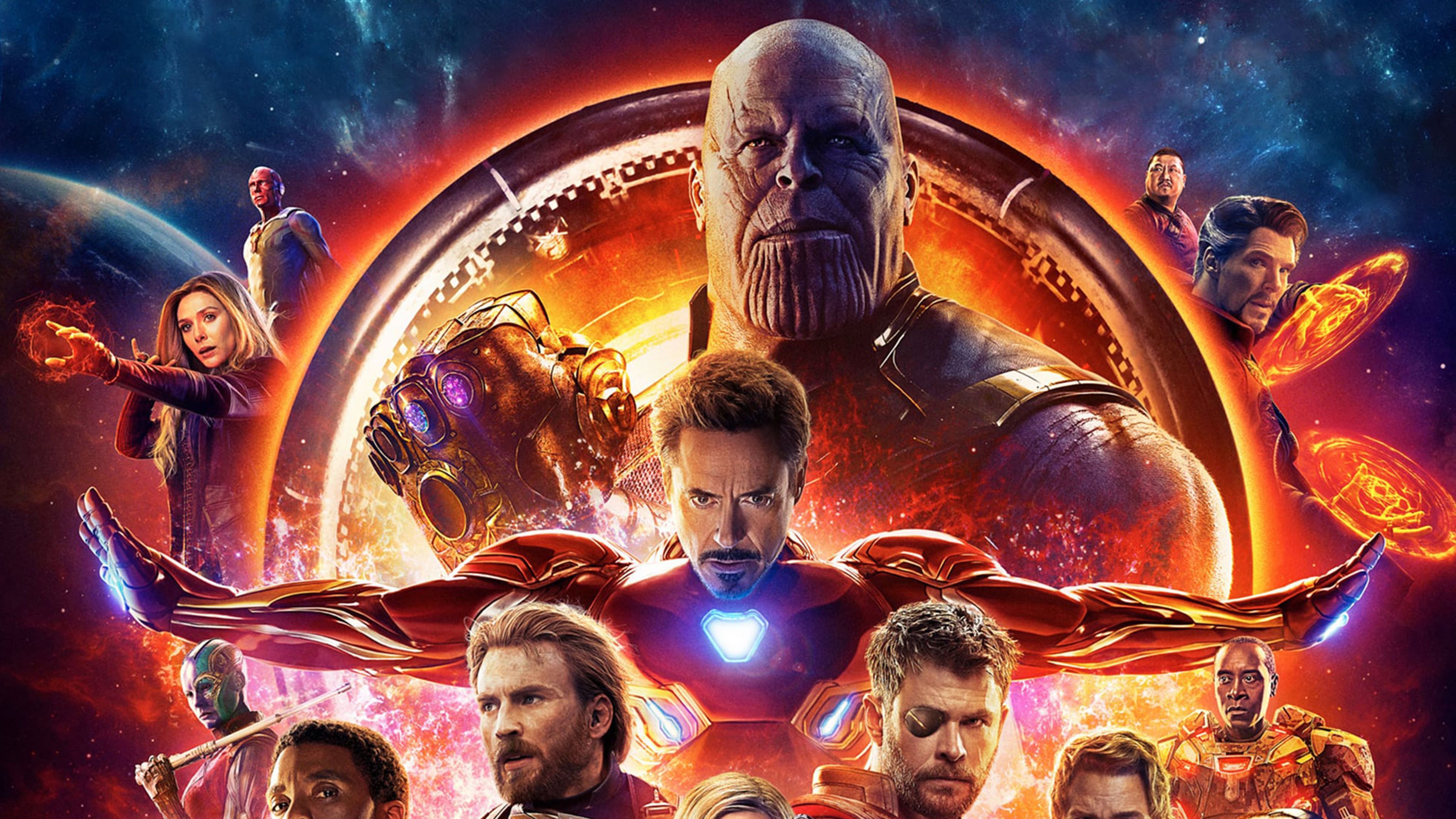 Avengers Infinity War poster, 4800x2700 UHD, PC 4K