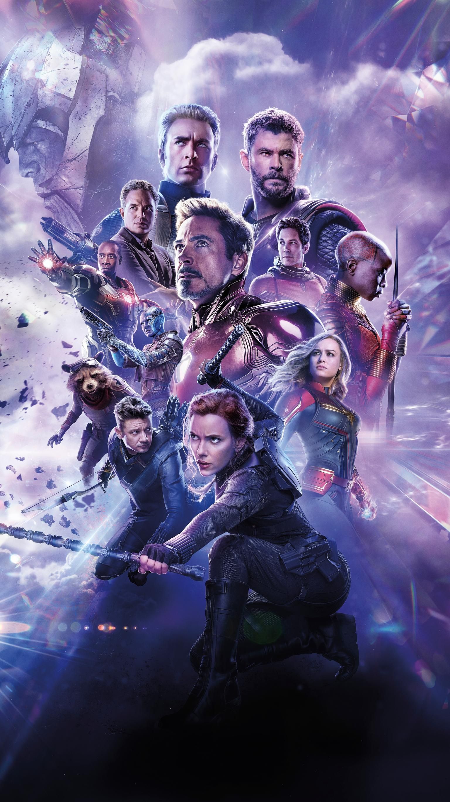 Avengers Endgame poster personaggi, 1536x2732 Full HD Verticale, iPhone