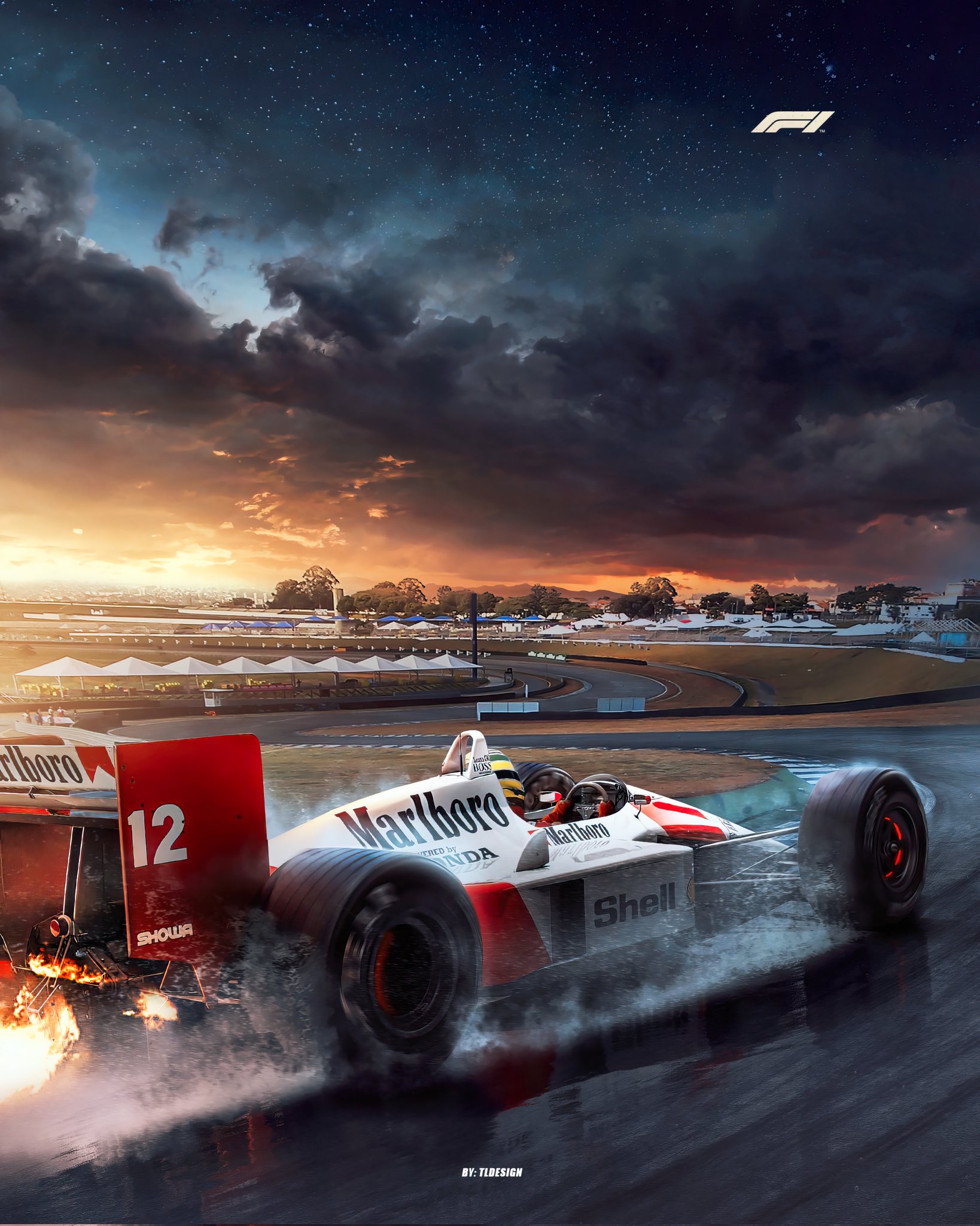 Auto F1 Marlboro numero 12, 1638x2048 Full HD Verticale, Smartphone