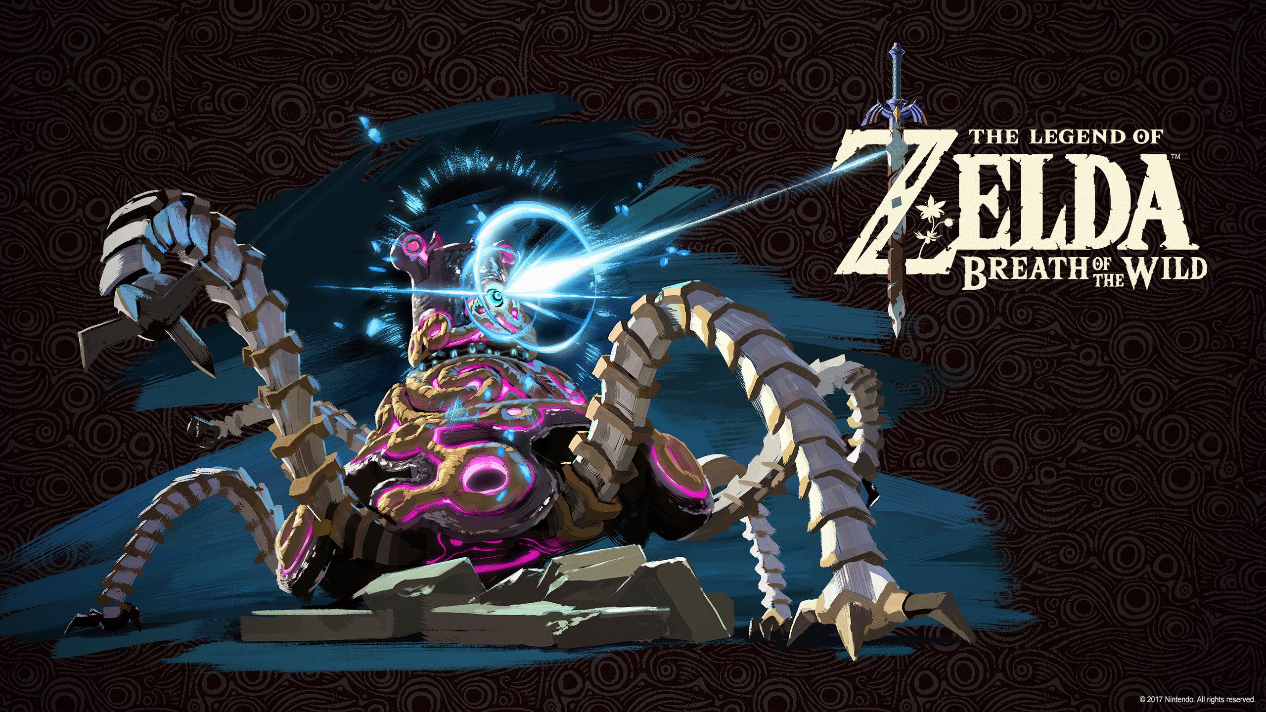 Guardian robot Zelda Breath of the Wild, 2560x1440 2K, Desktop