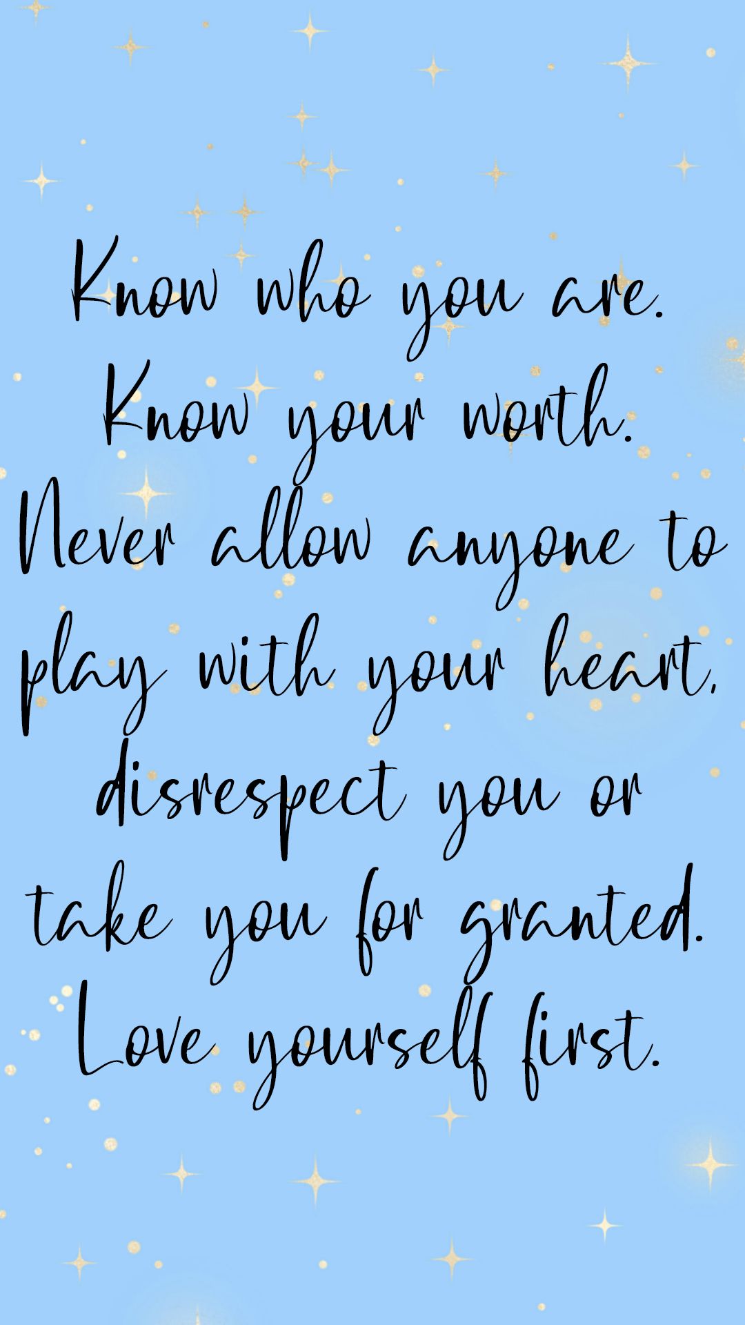 Citazione motivazionale sfondo azzurro, 1080x1920 Full HD Verticale, iPhone