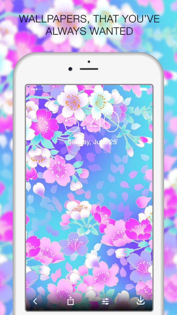 Fiori di ciliegio azzurri rosa, 728x1293 Verticale, OnePlus