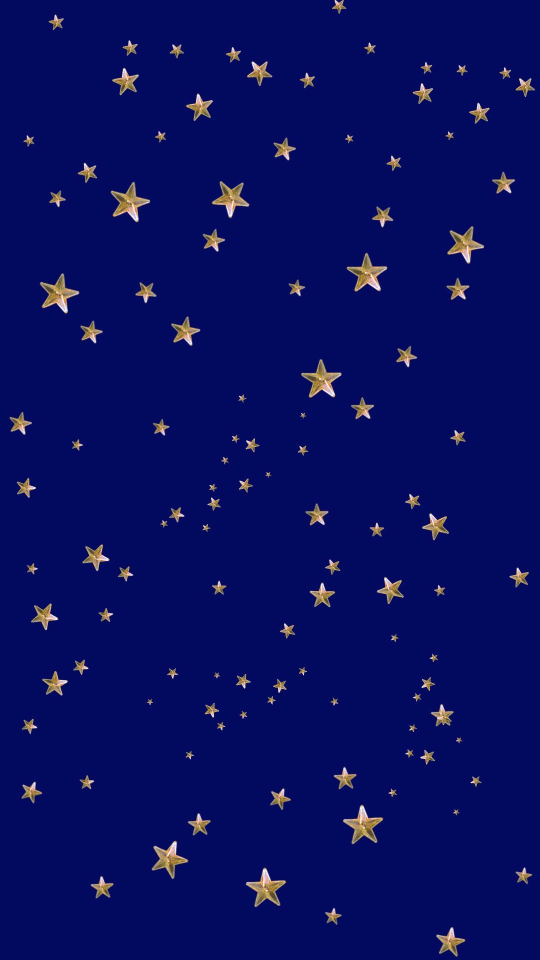 Stelle dorate sfondo blu, 1080x1920 Full HD Verticale, iPhone