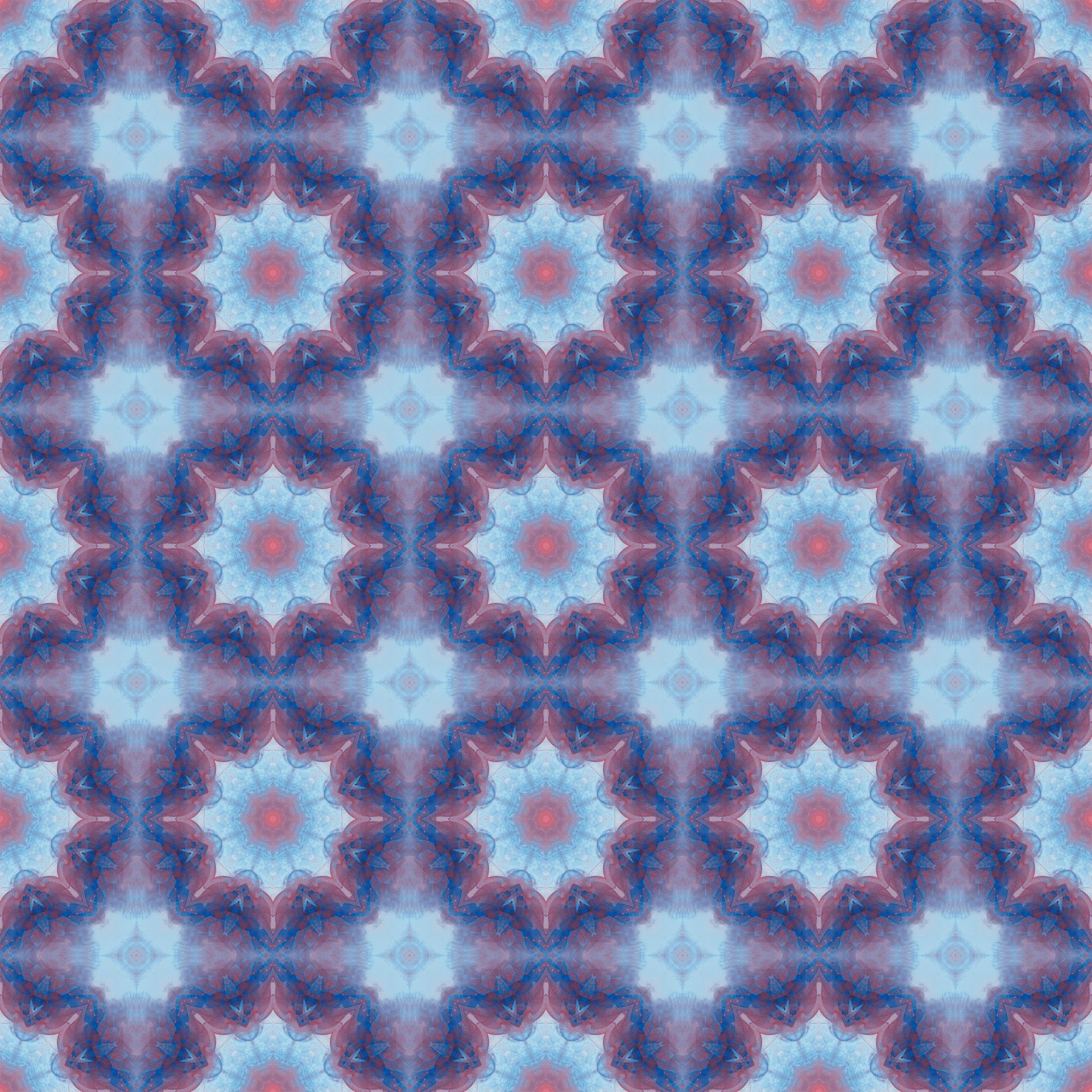 Motivo geometrico stelle azzurre, 1920x1920 WUXGA, iMac