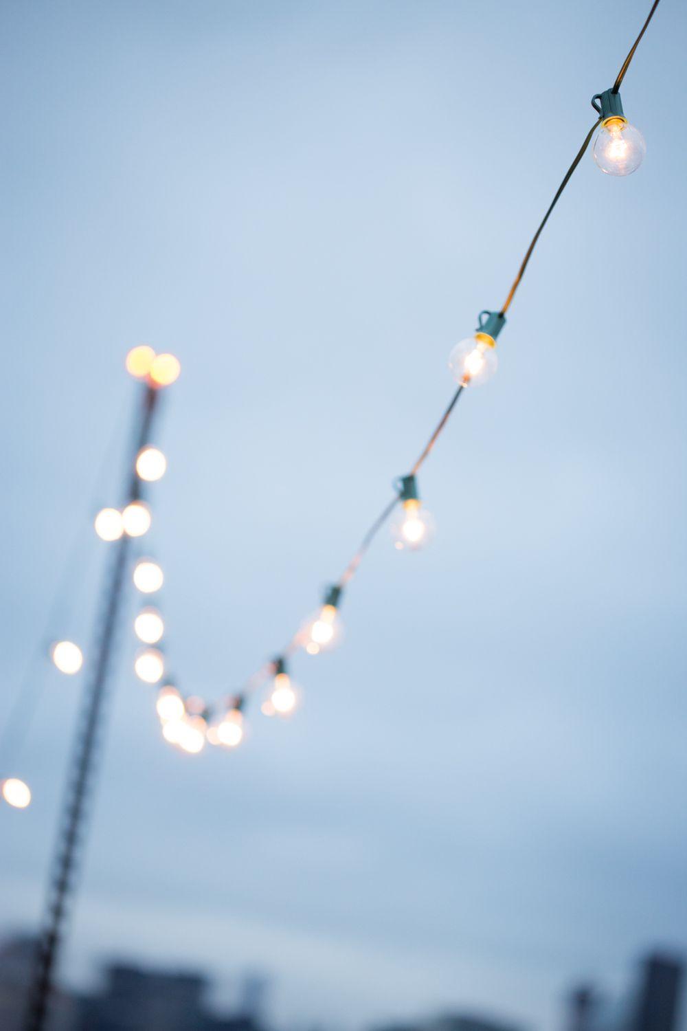 Luci stringa cielo azzurro, 1000x1500 Verticale, Telefono