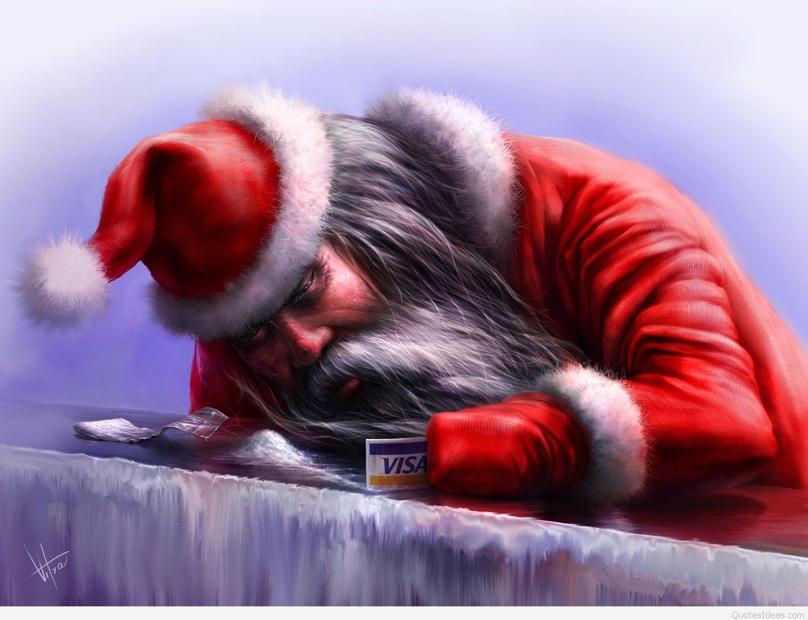 Babbo Natale addormentato ubriaco, 1600x1227 HD Ready, PC