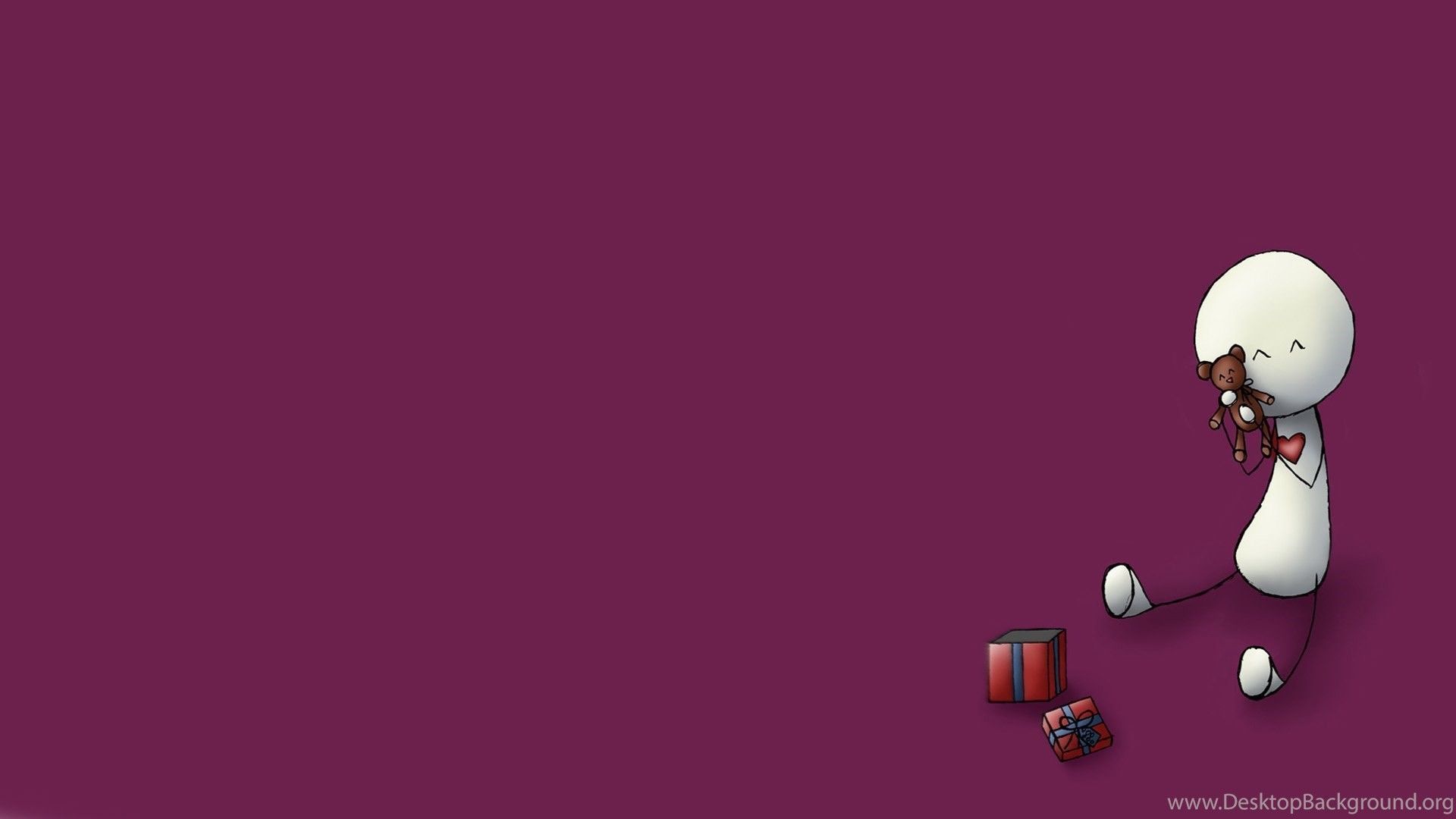 Personaggio bianco minimalista regali, 1920x1080 Full HD 1080p, Laptop