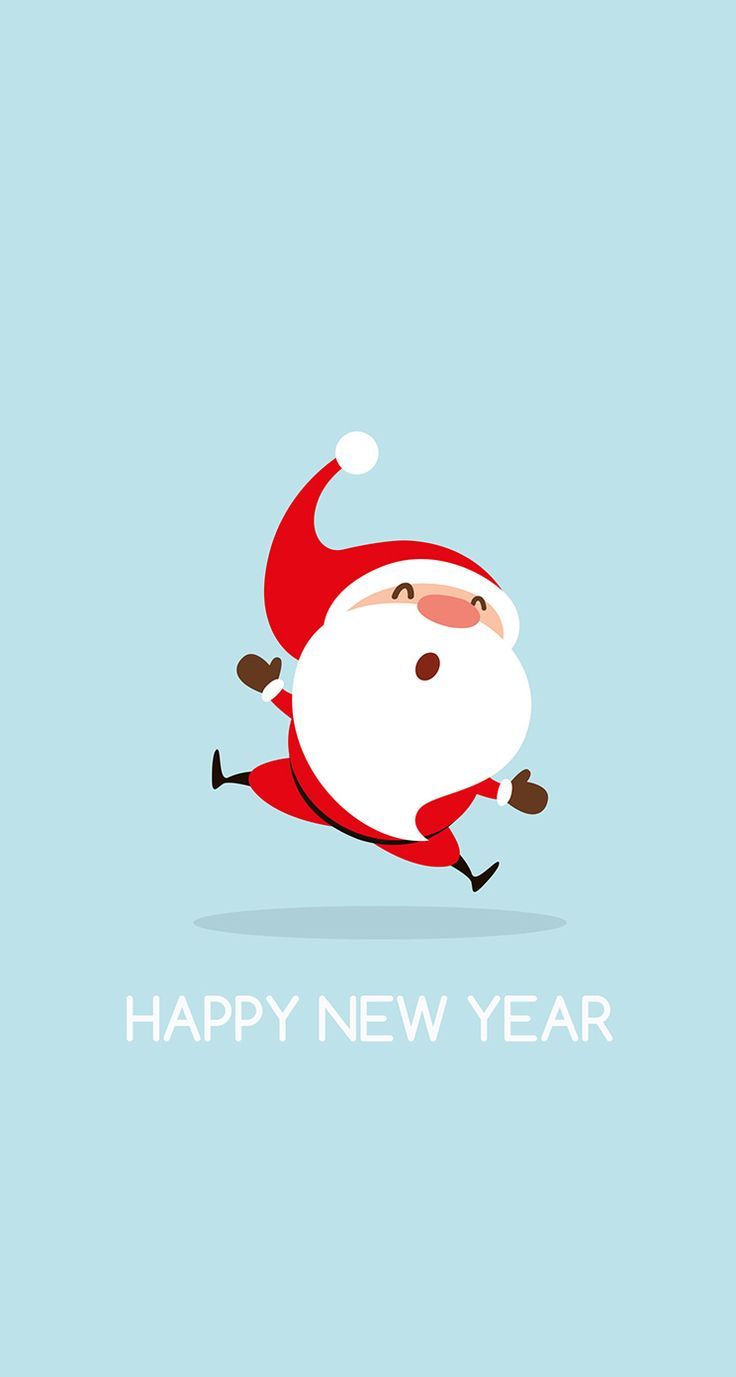Babbo Natale corre allegro, 736x1377 Full HD Verticale, iPhone