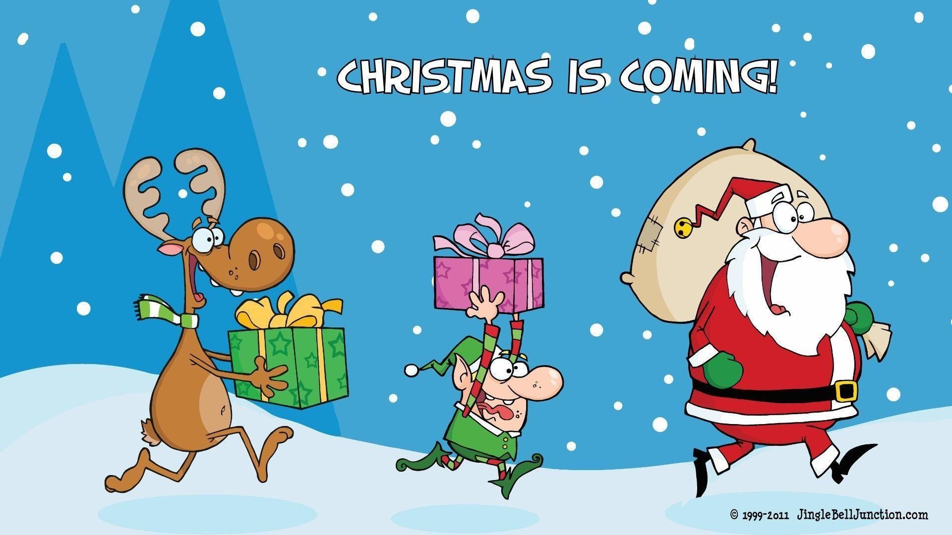 Babbo Natale renna elfo regali, 1920x1080 1080p, PC Desktop