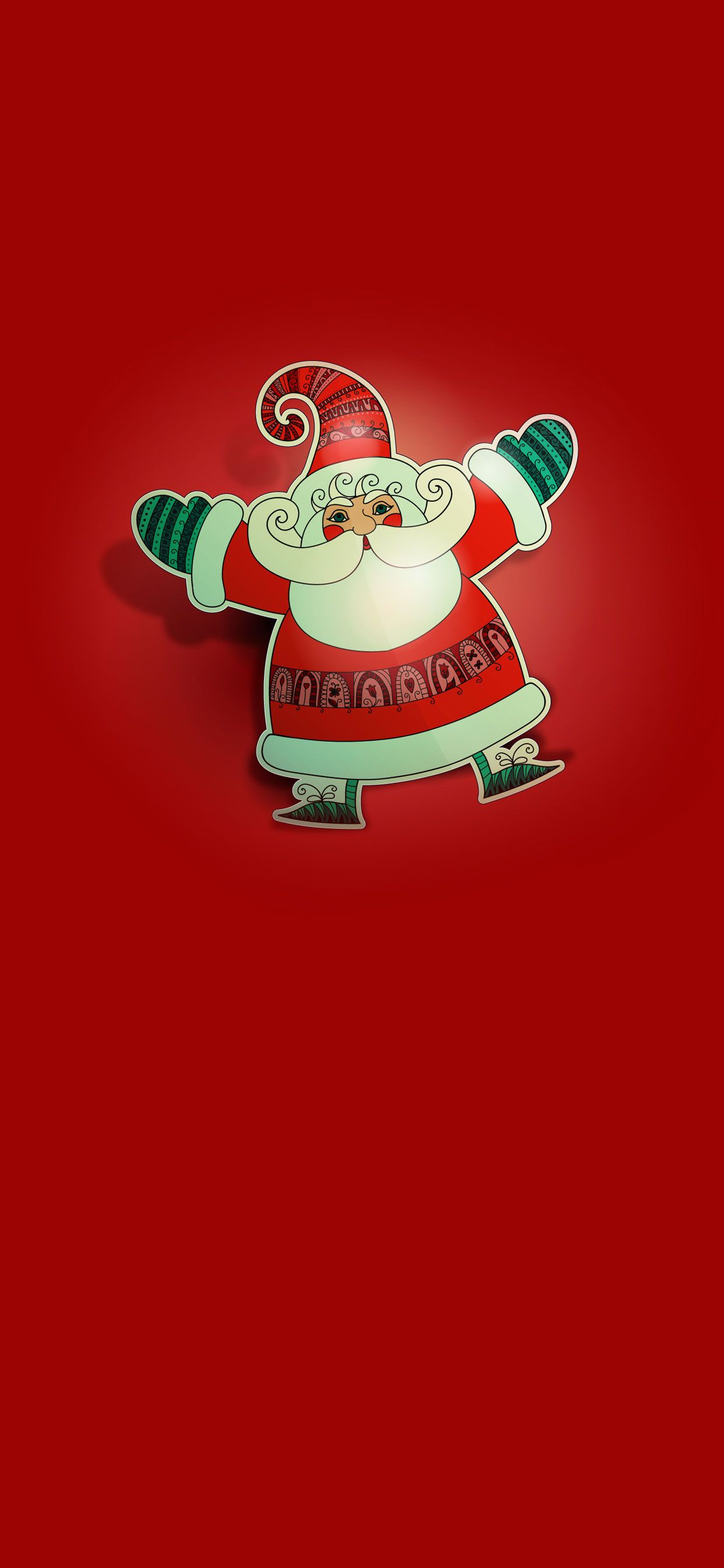 Babbo Natale statuetta con regali, 800x1200 Full HD Verticale, iPhone