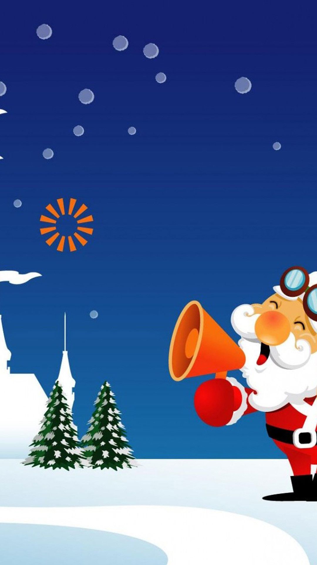 Babbo Natale e animali natalizi, 1280x720 720p, PC