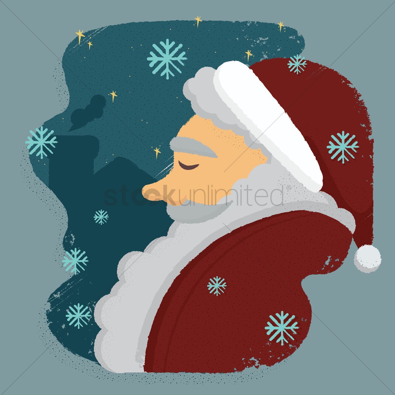 Babbo Natale vintage profilo, 1300x1300 720p, Lenovo Legion