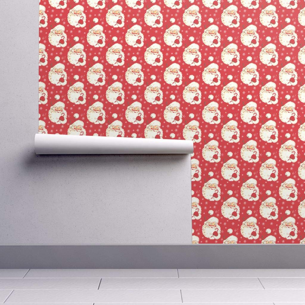 Babbo Natale vintage rosso pattern, 1024x1024 HD, Laptop