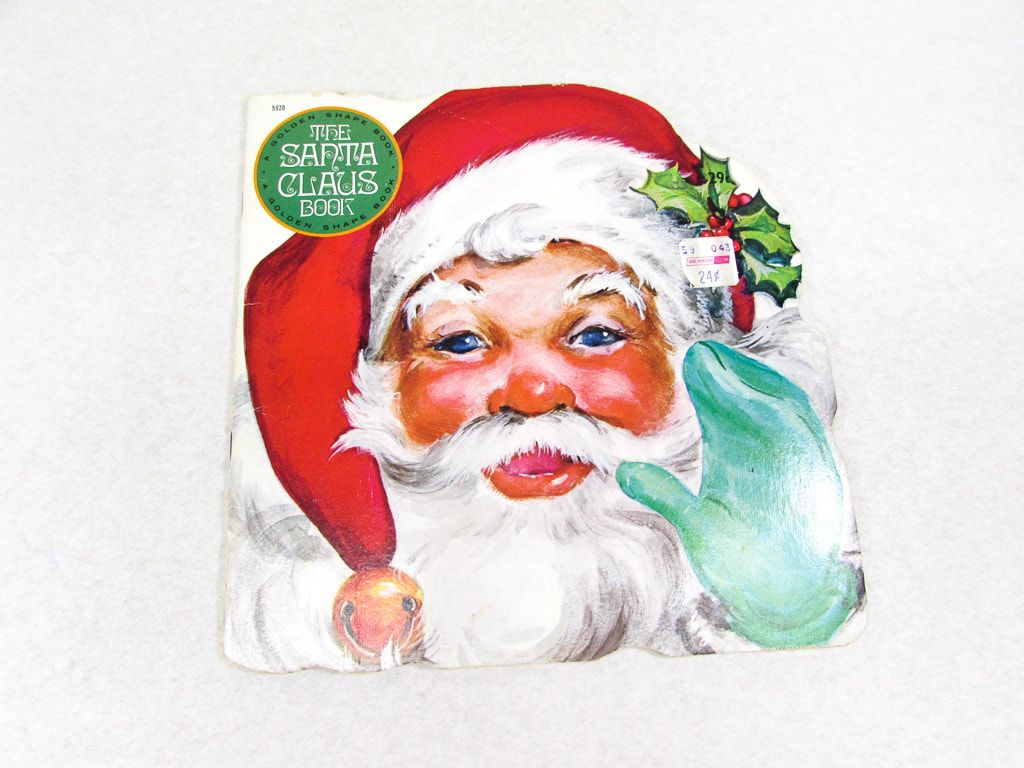 Libro sagomato Babbo Natale vintage, 1024x768 HD, iMac