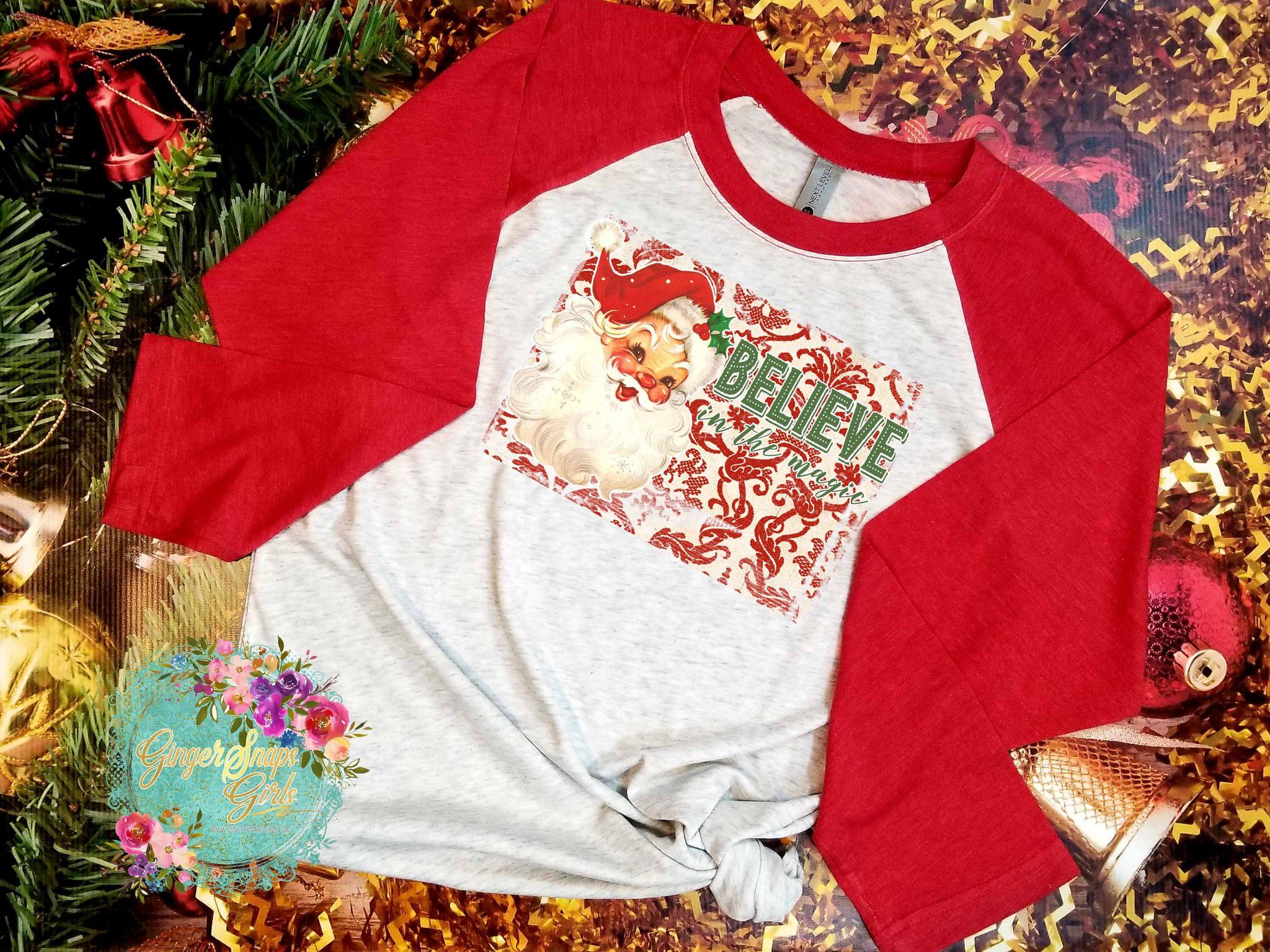 Maglia raglan Babbo Natale vintage, 2048x1536 alta risoluzione, PC