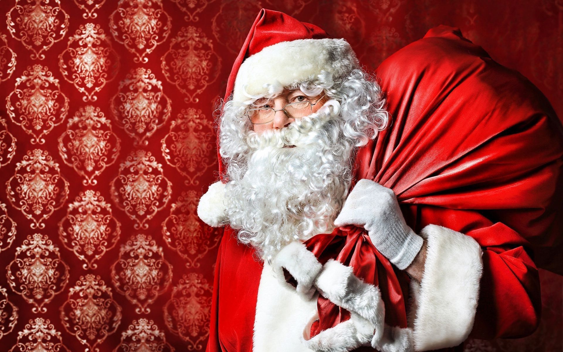 Babbo Natale con sacco regali, 1920x1200 WUXGA, Monitor Gaming