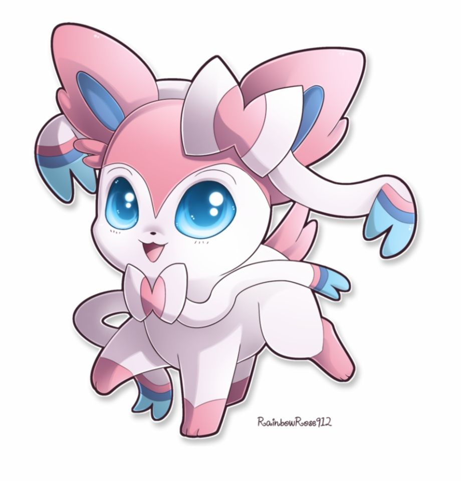 Sylveon chibi kawaii, 1024x1247 Full HD Verticale, iPhone