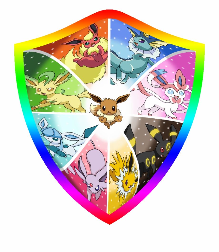 Eevee evoluzioni scudo arcobaleno, 920x1060 Full HD Verticale, iPhone