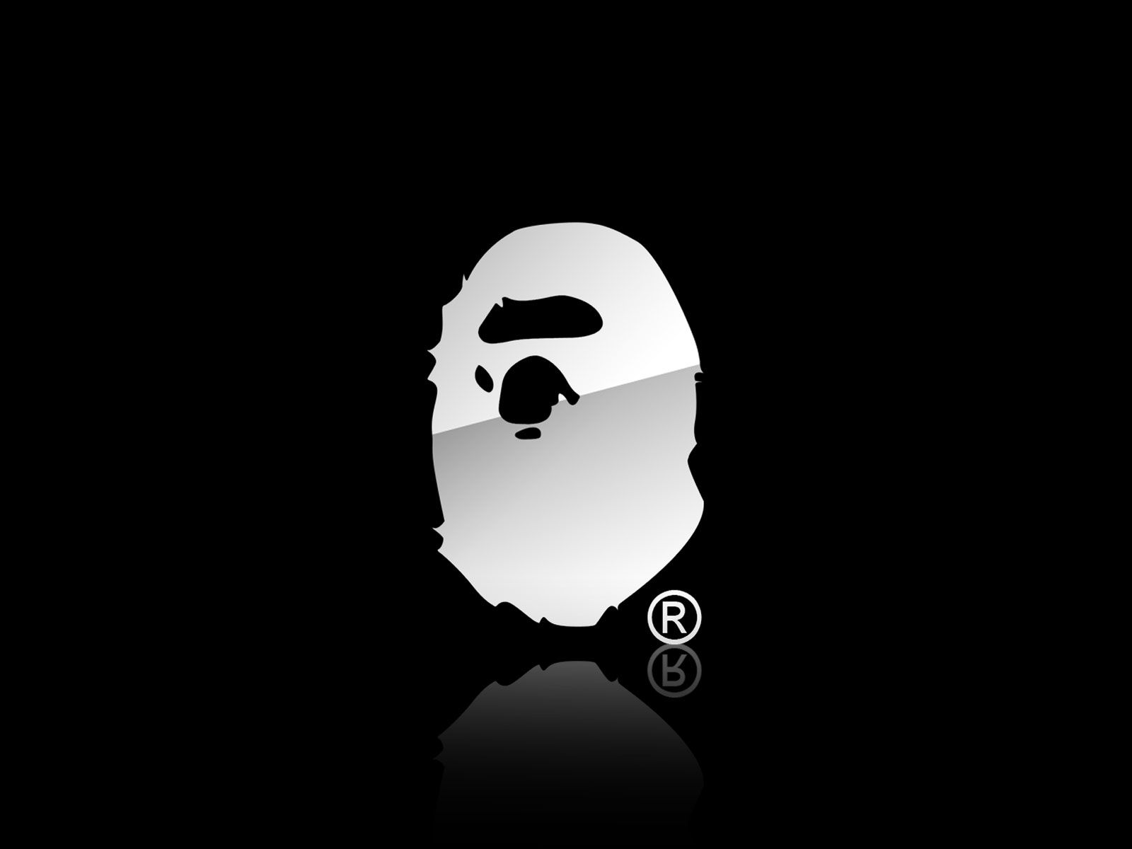 Logo testa scimmia BAPE, 1600x1200 HD, ROG Asus Laptop