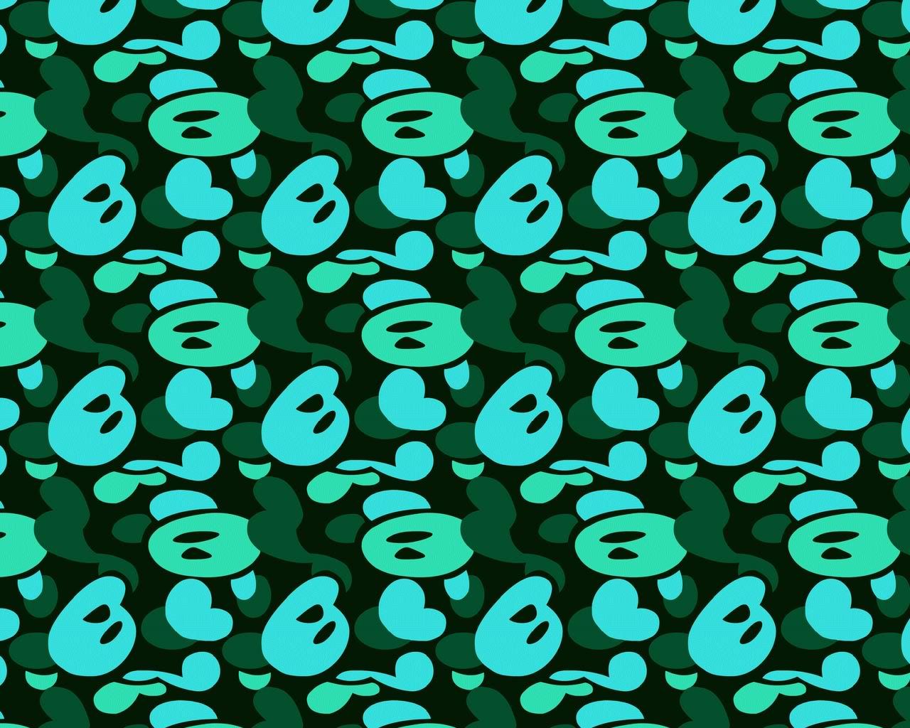 Camo BAPE verde acqua, 1280x1024 720p, Lenovo Legion
