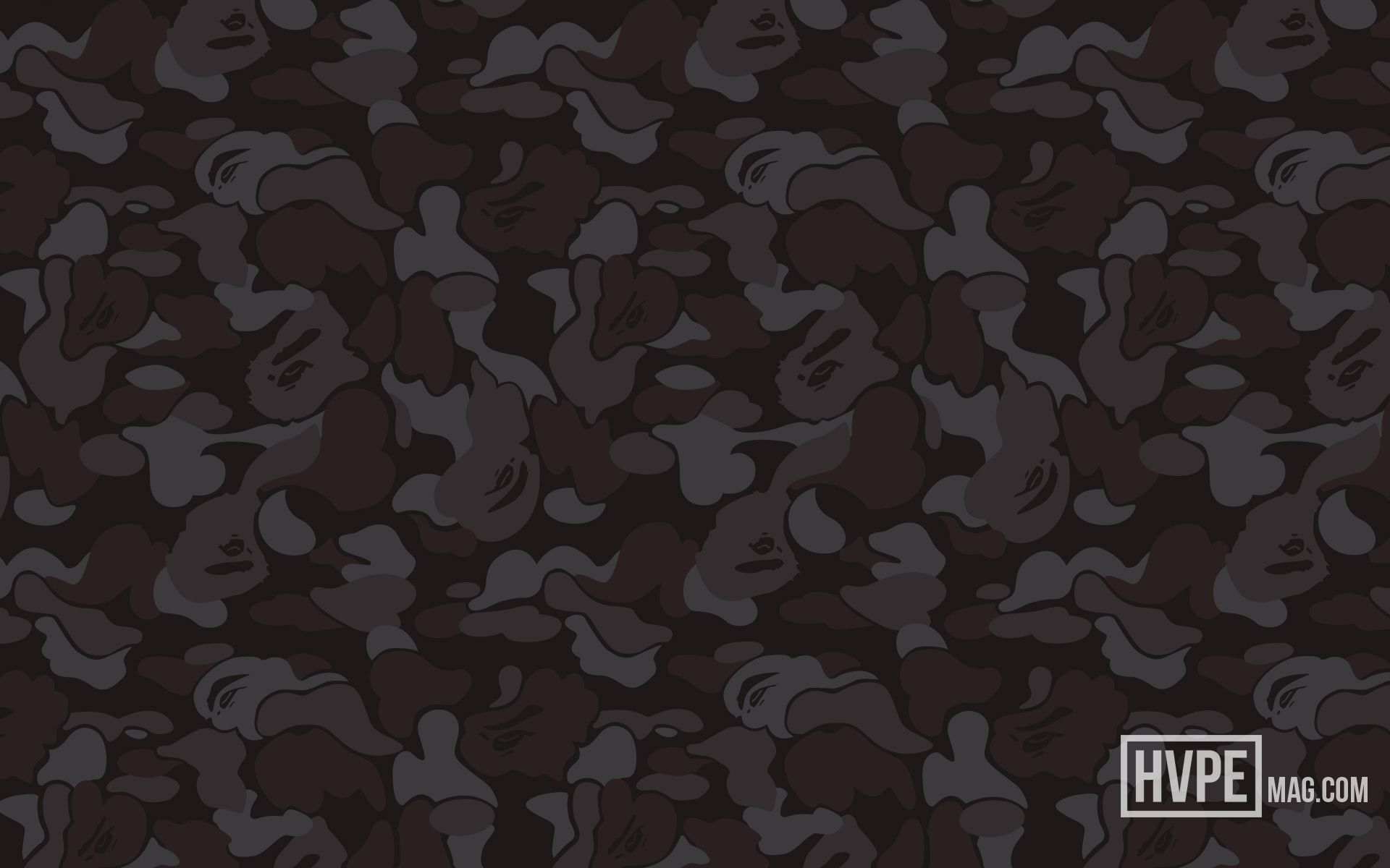 Camo BAPE marrone scuro, 1920x1200 WUXGA, Desktop