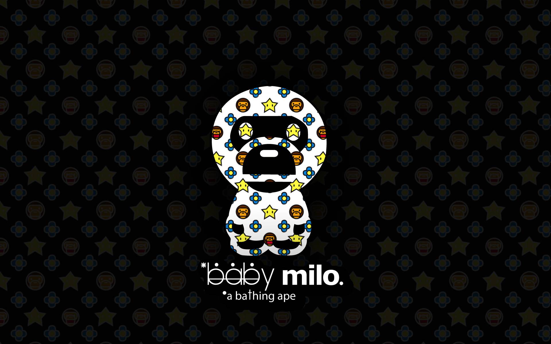 Baby Milo BAPE camo logo, A Bathing Ape, 1920x1200 WUXGA, Desktop