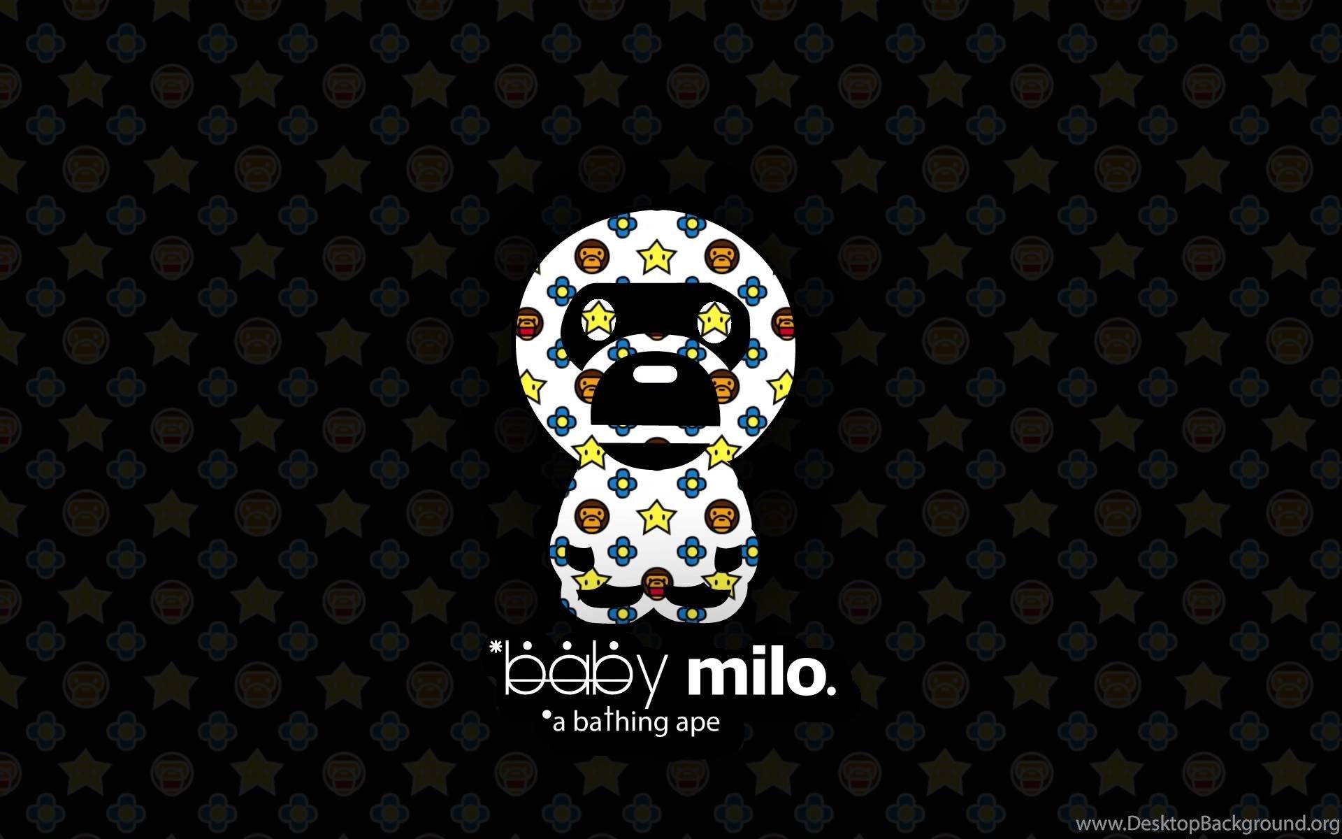 Baby Milo Bathing Ape logo, 1920x1200 Full HD+, Desktop