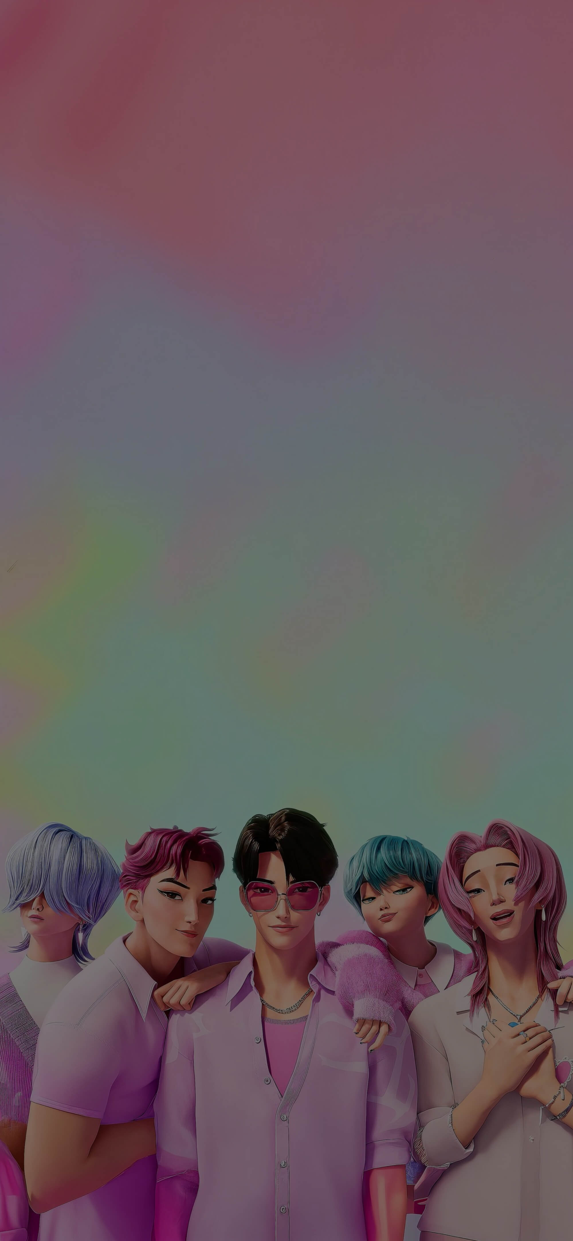 Saja Boys Kpop Demon Hunters, 2000x4329 Verticale, Mobile