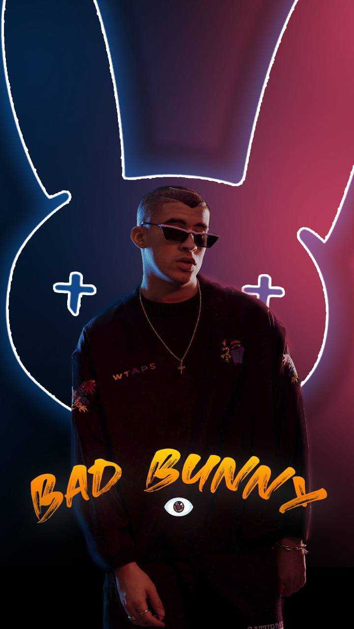 Bad Bunny neon coniglio, 720x1280 Full HD Verticale, iPhone